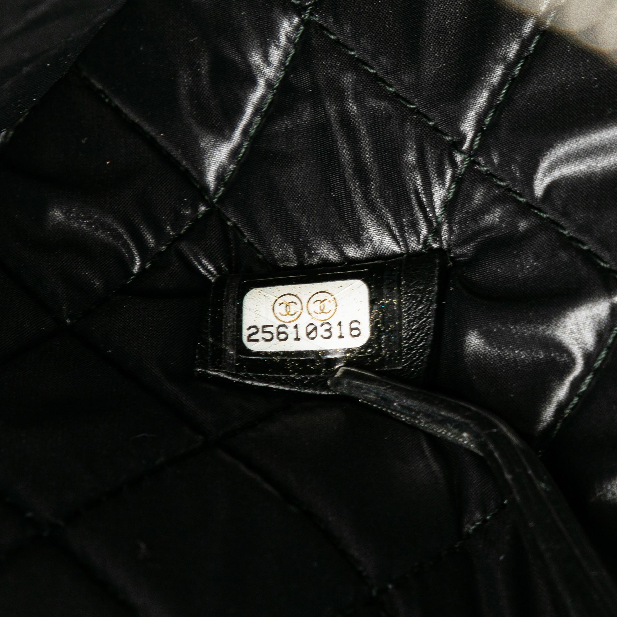 Chanel Medium Caviar Deauville Studded O Case Clutch