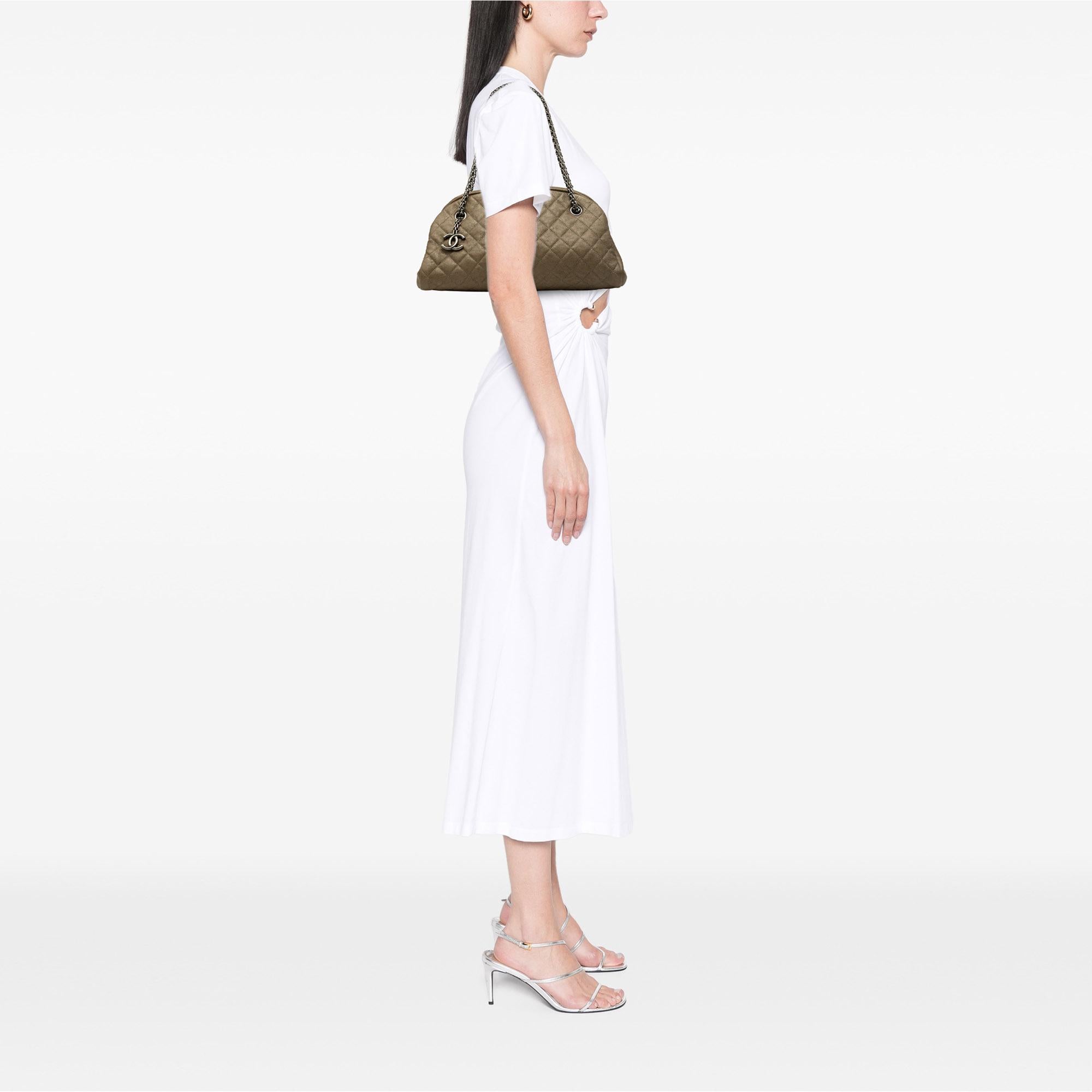 Chanel Medium Caviar Just Mademoiselle Bowling Bag