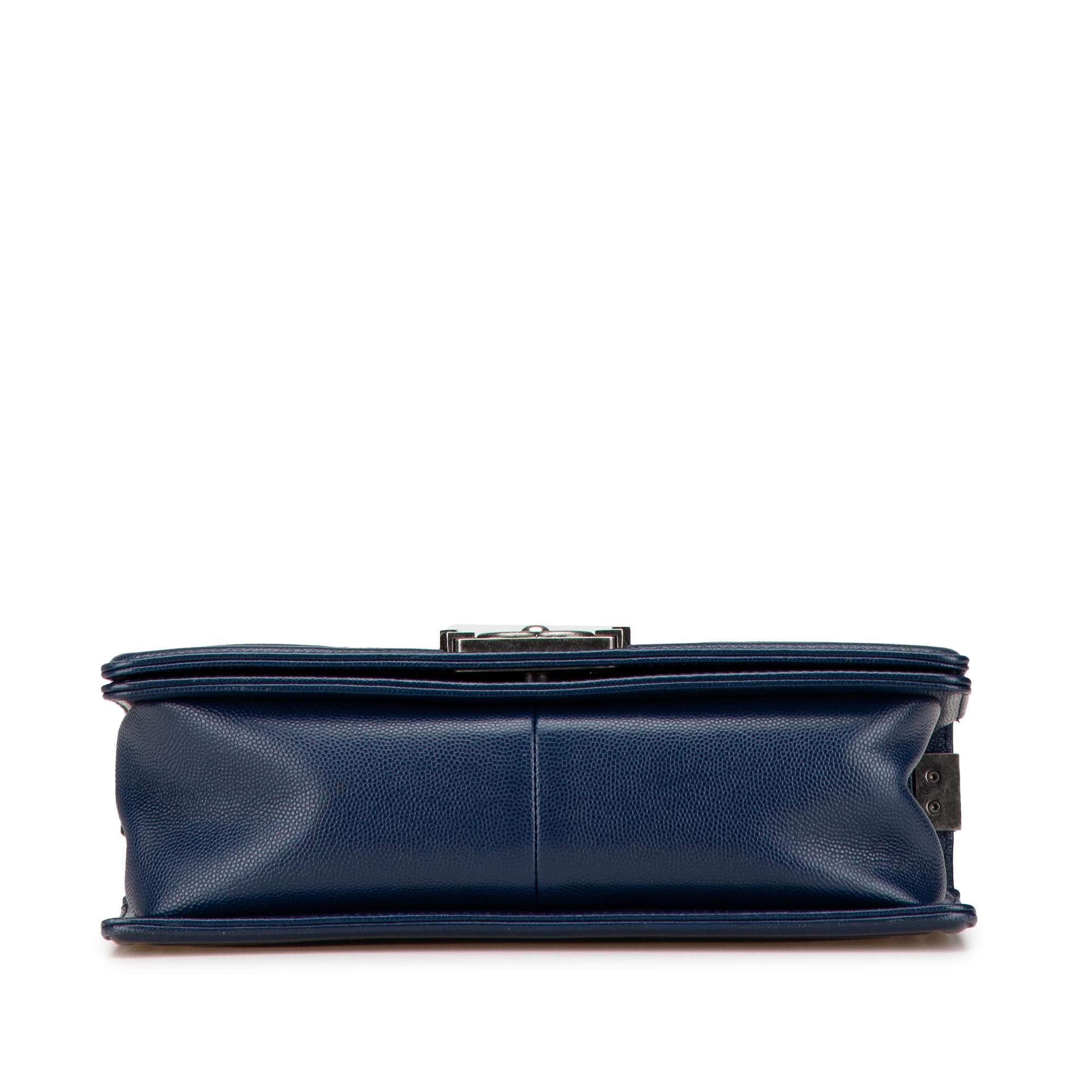 Chanel Medium Chevron Caviar Boy Flap