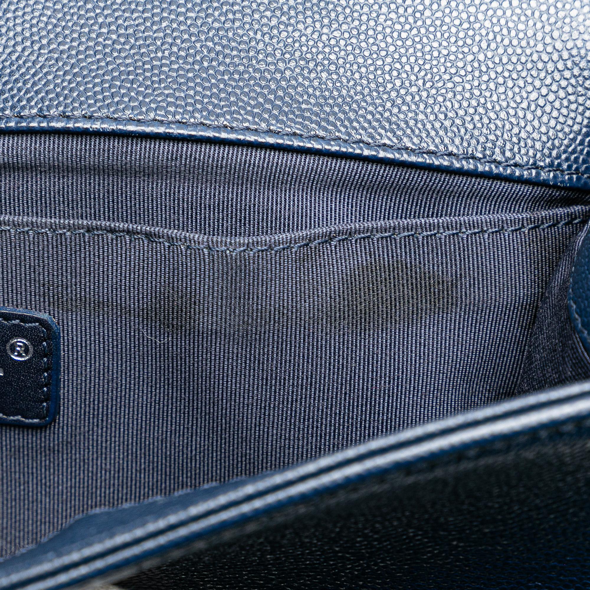 Chanel Medium Chevron Caviar Boy Flap