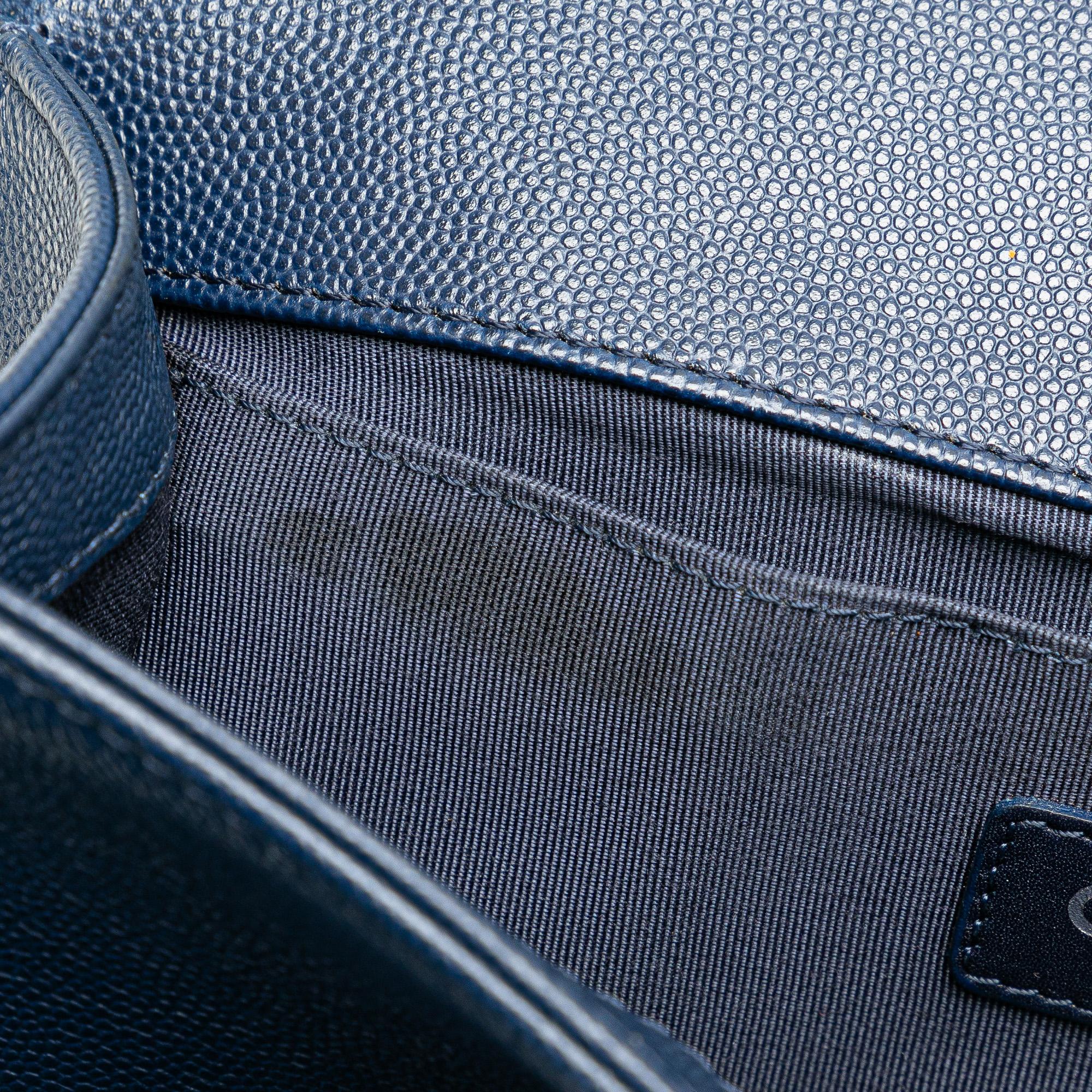 Chanel Medium Chevron Caviar Boy Flap