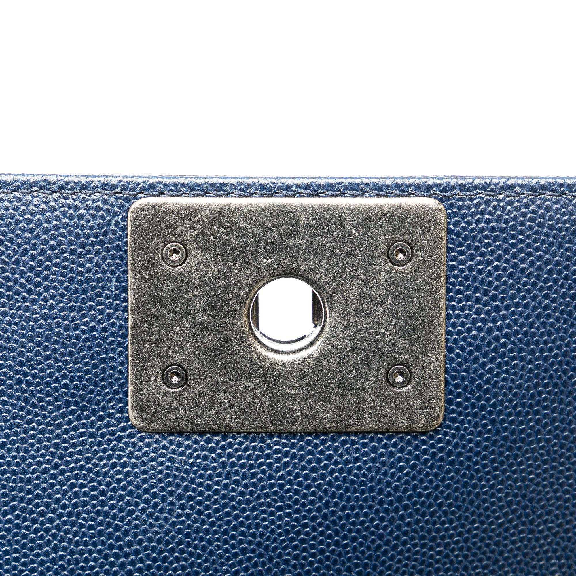 Chanel Medium Chevron Caviar Boy Flap