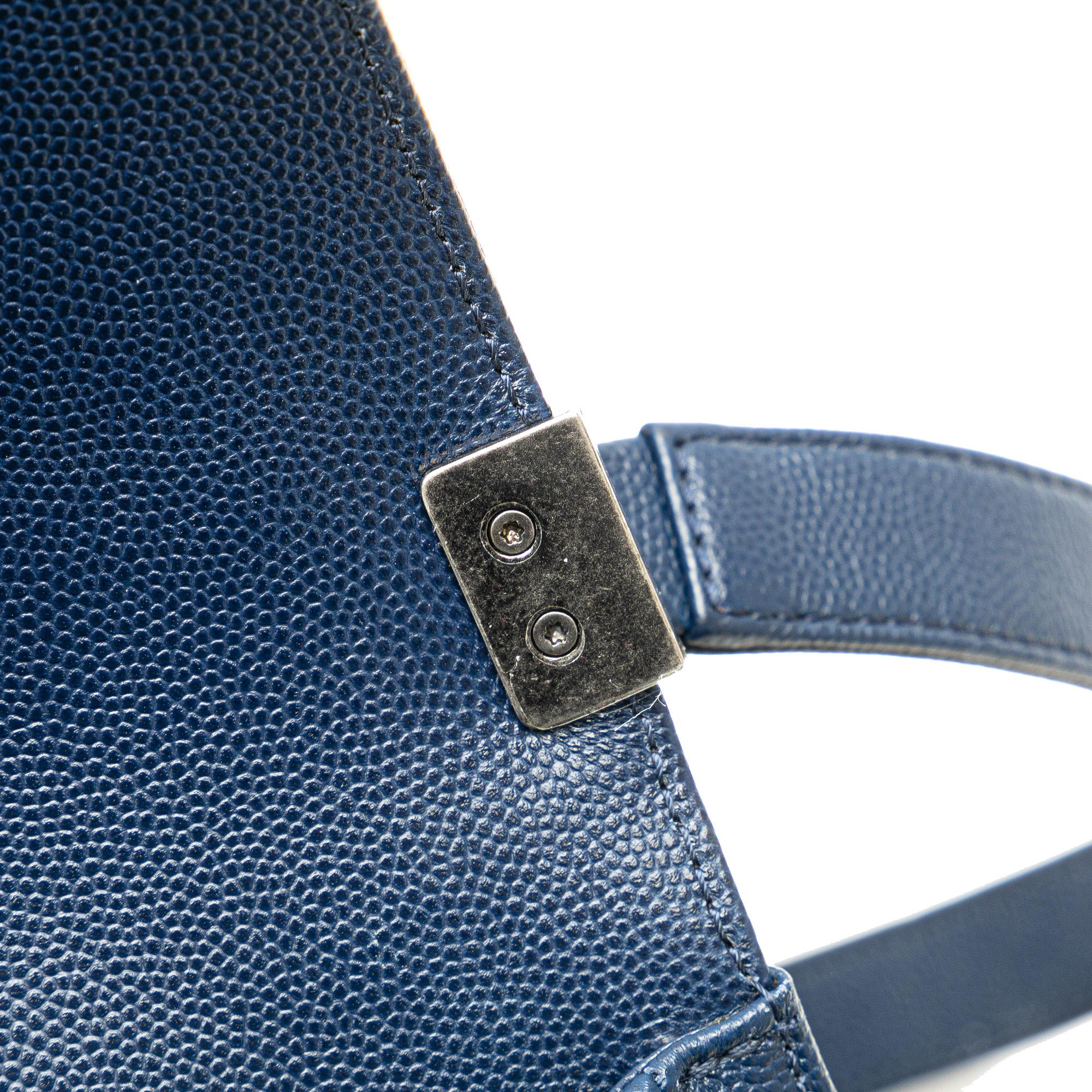 Chanel Medium Chevron Caviar Boy Flap