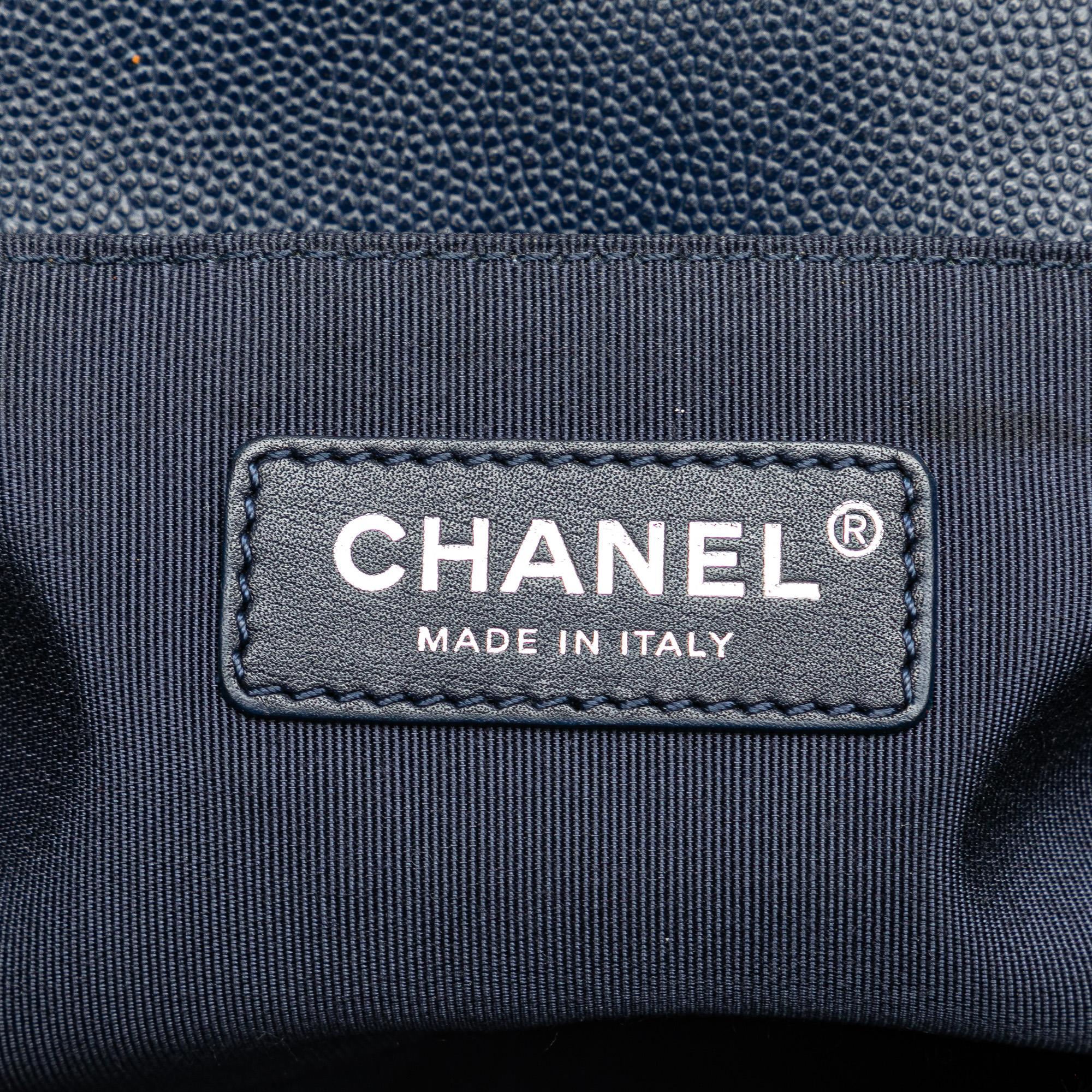 Chanel Medium Chevron Caviar Boy Flap