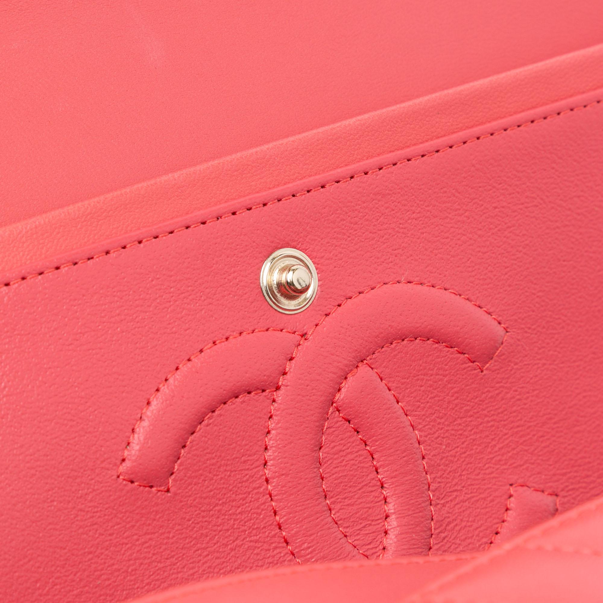 Chanel Medium Classic Chevron Lambskin Double Flap