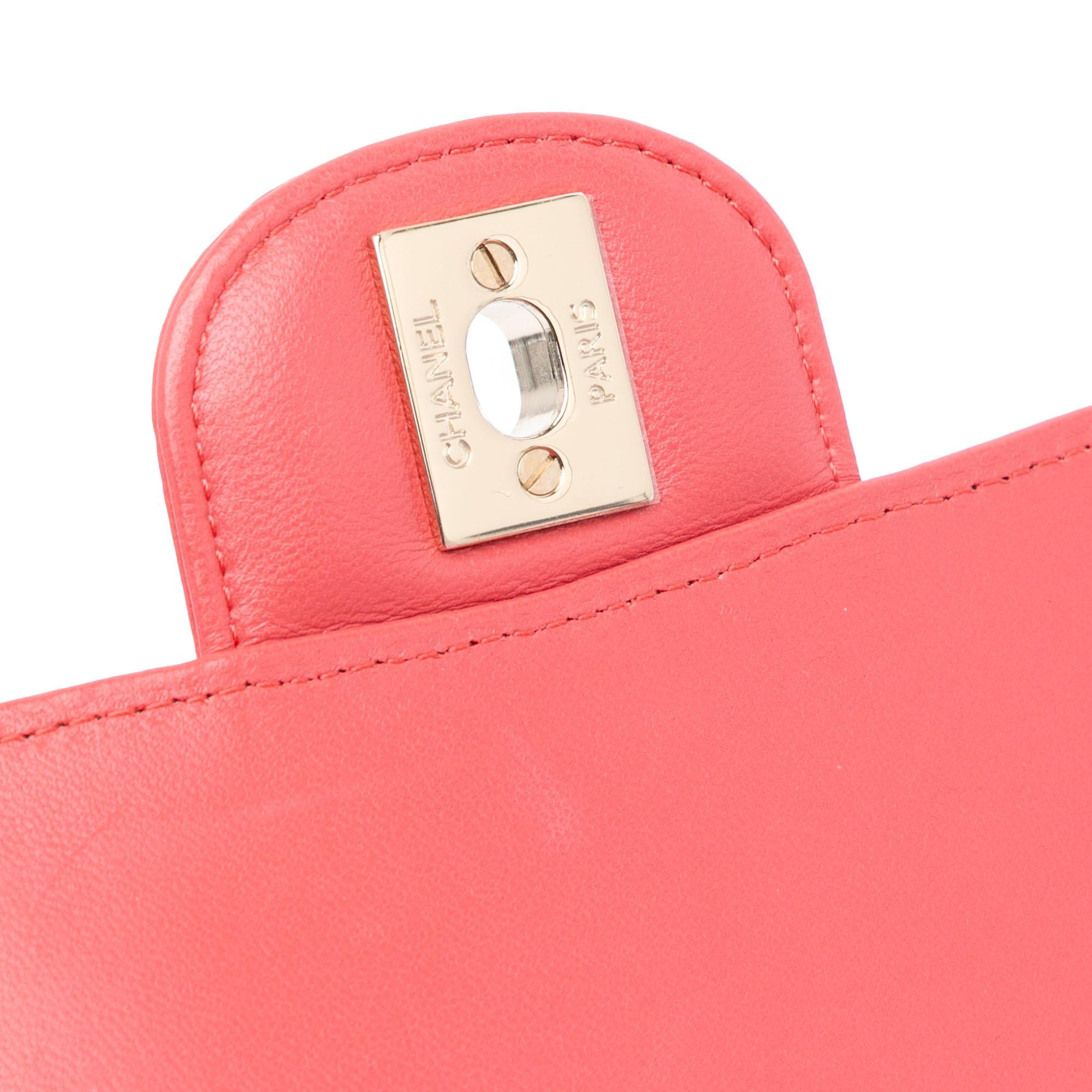 Chanel Medium Classic Chevron Lambskin Double Flap