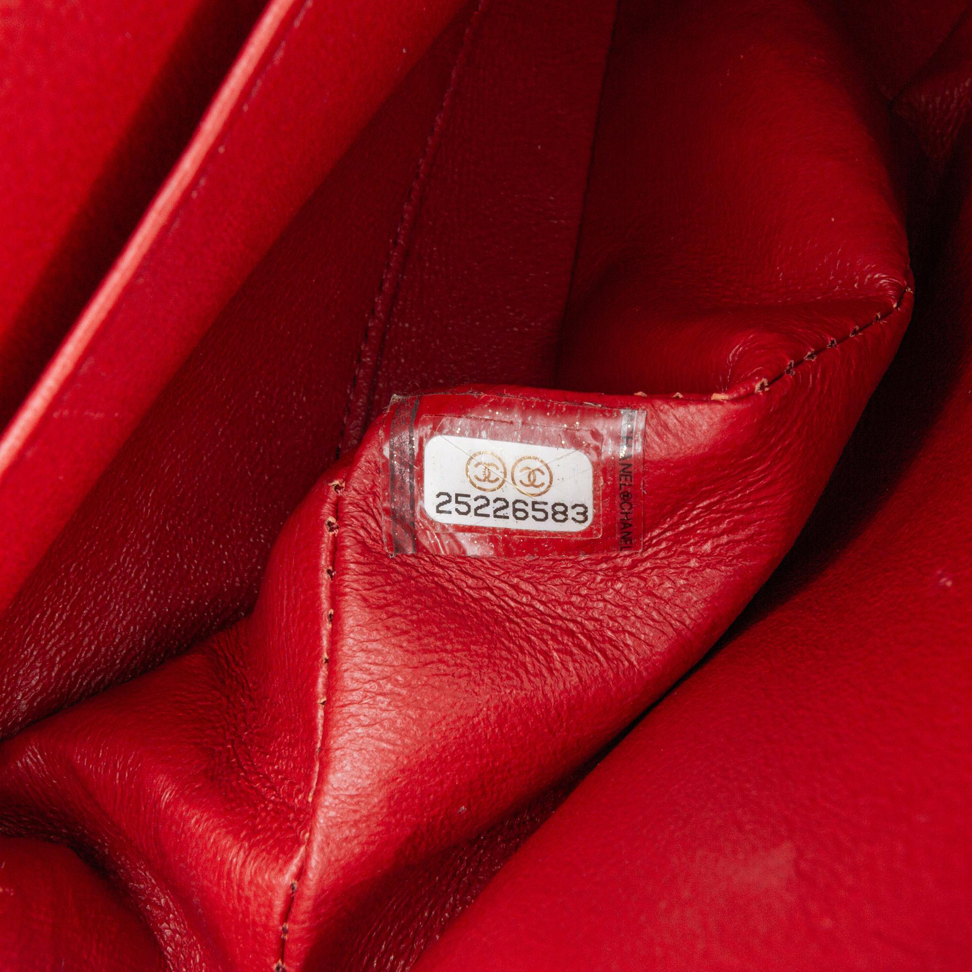 Chanel Medium Classic Chevron Lambskin Double Flap