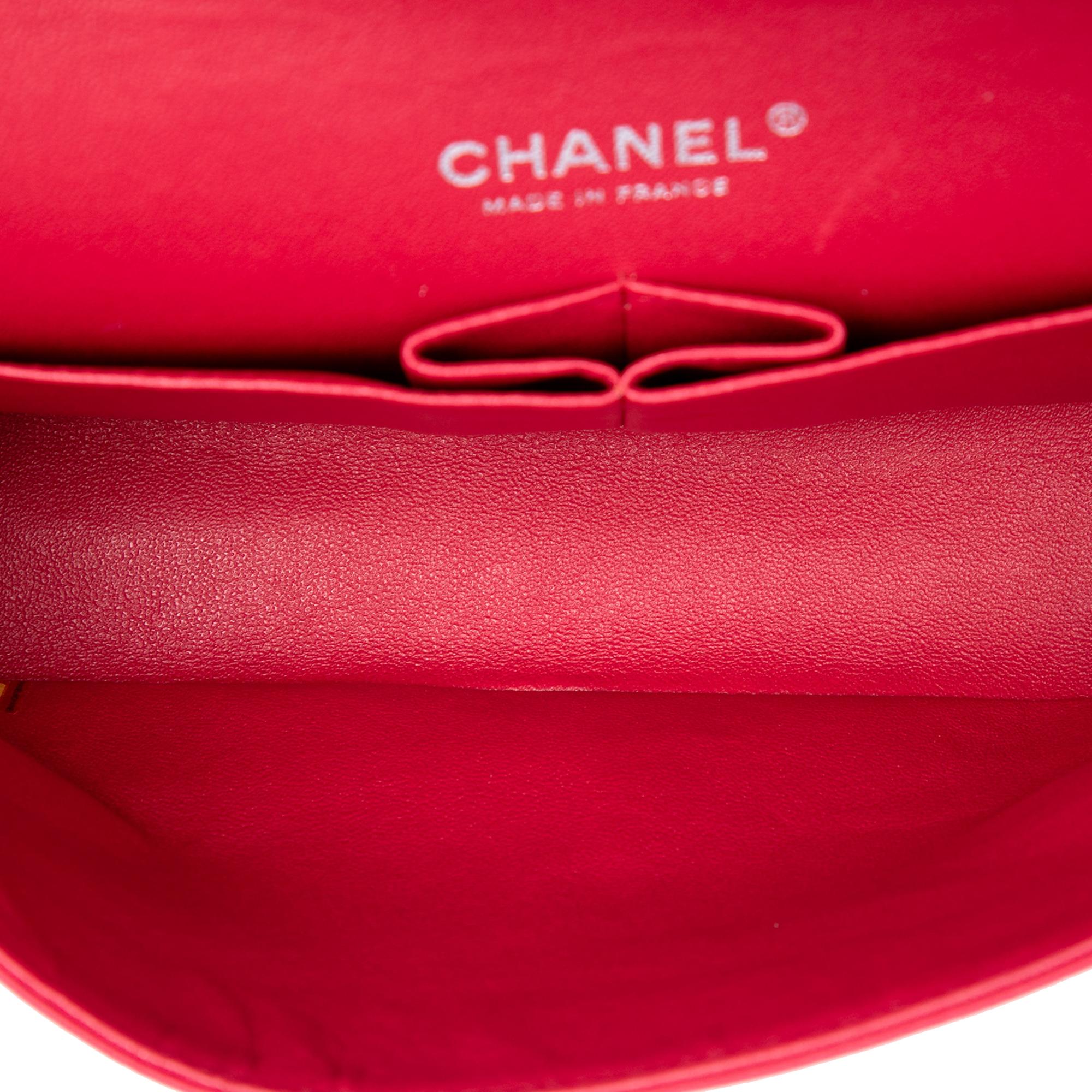 Chanel Medium Classic Iridescent Lambskin Double Flap