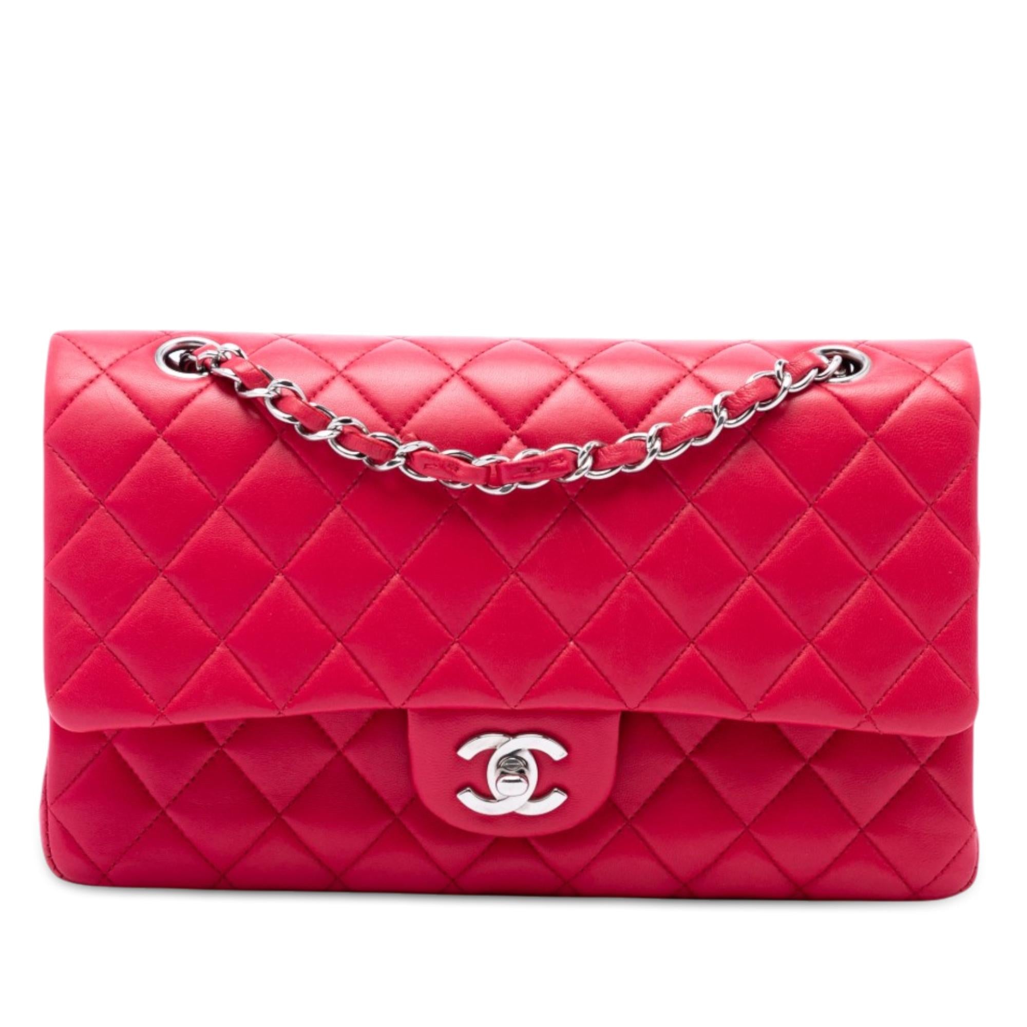 Chanel Medium Classic Iridescent Lambskin Double Flap