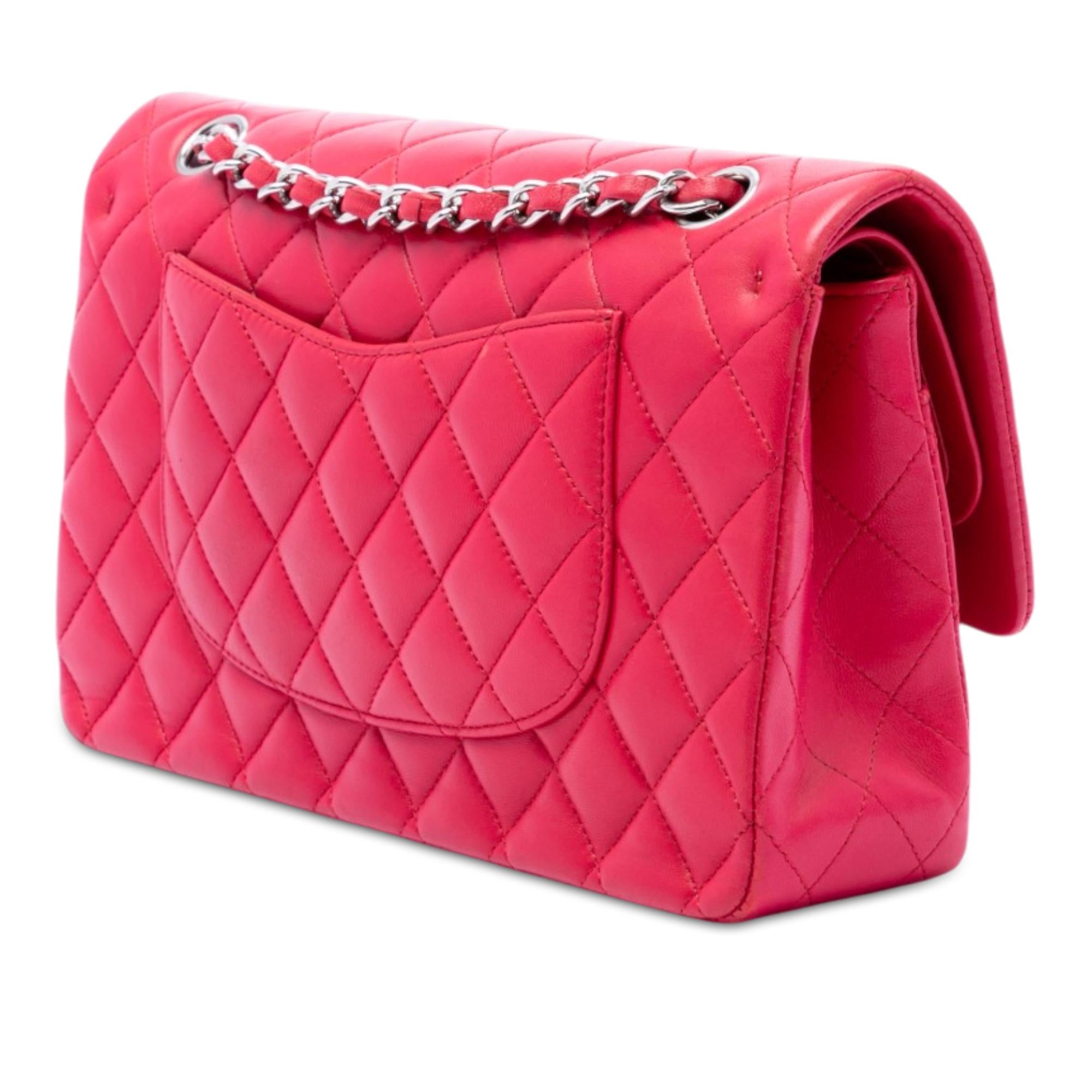 Chanel Medium Classic Iridescent Lambskin Double Flap