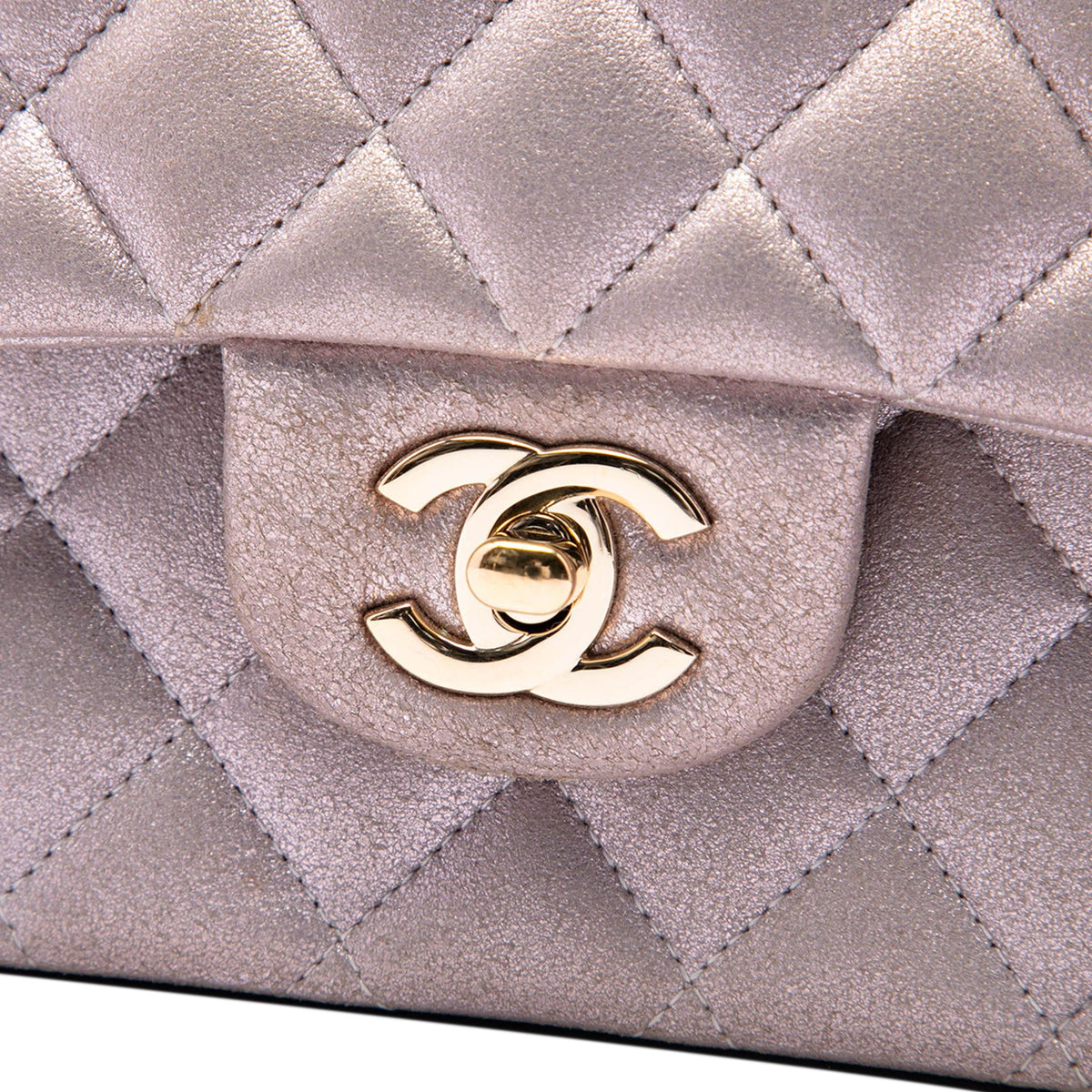 Chanel Medium Classic Iridescent Lambskin Double Flap