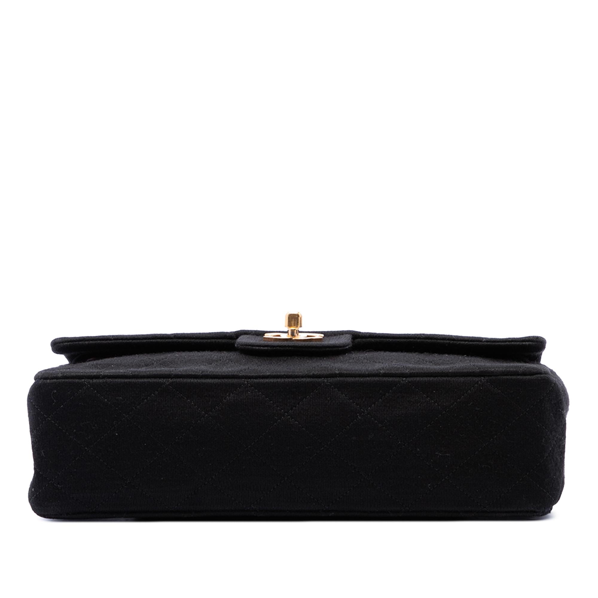 Chanel Medium Classic Jersey Bijoux Chain Double Flap