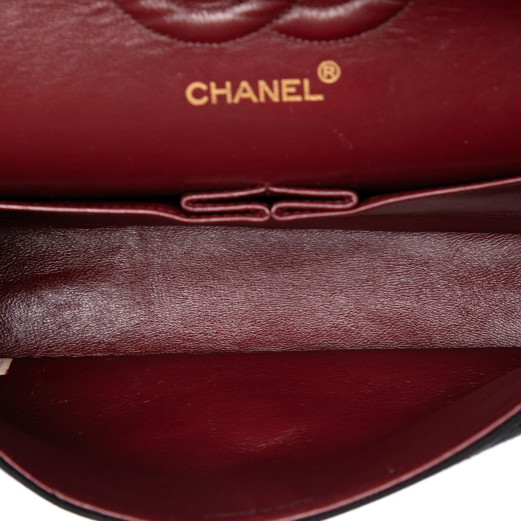 Chanel Medium Classic Jersey Bijoux Chain Double Flap
