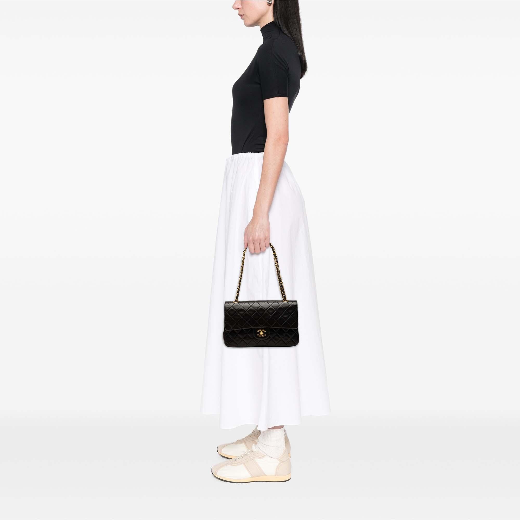 Chanel Medium Classic Lambskin Double Flap