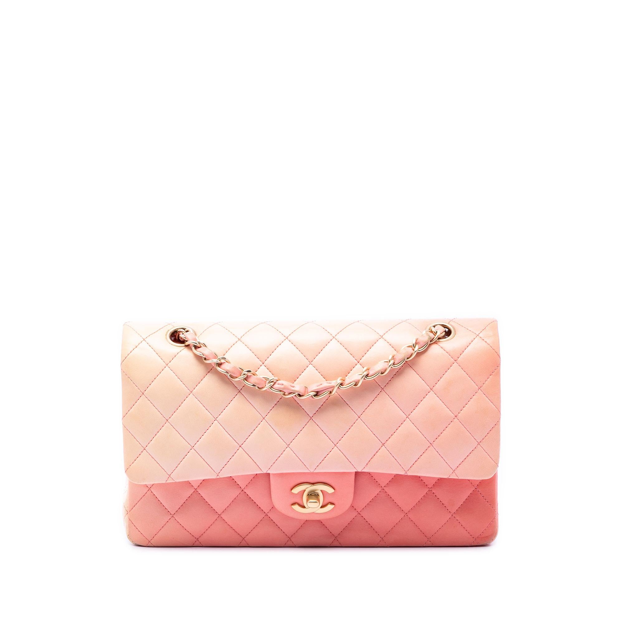 Chanel Medium Classic Ombre Lambskin Double Flap