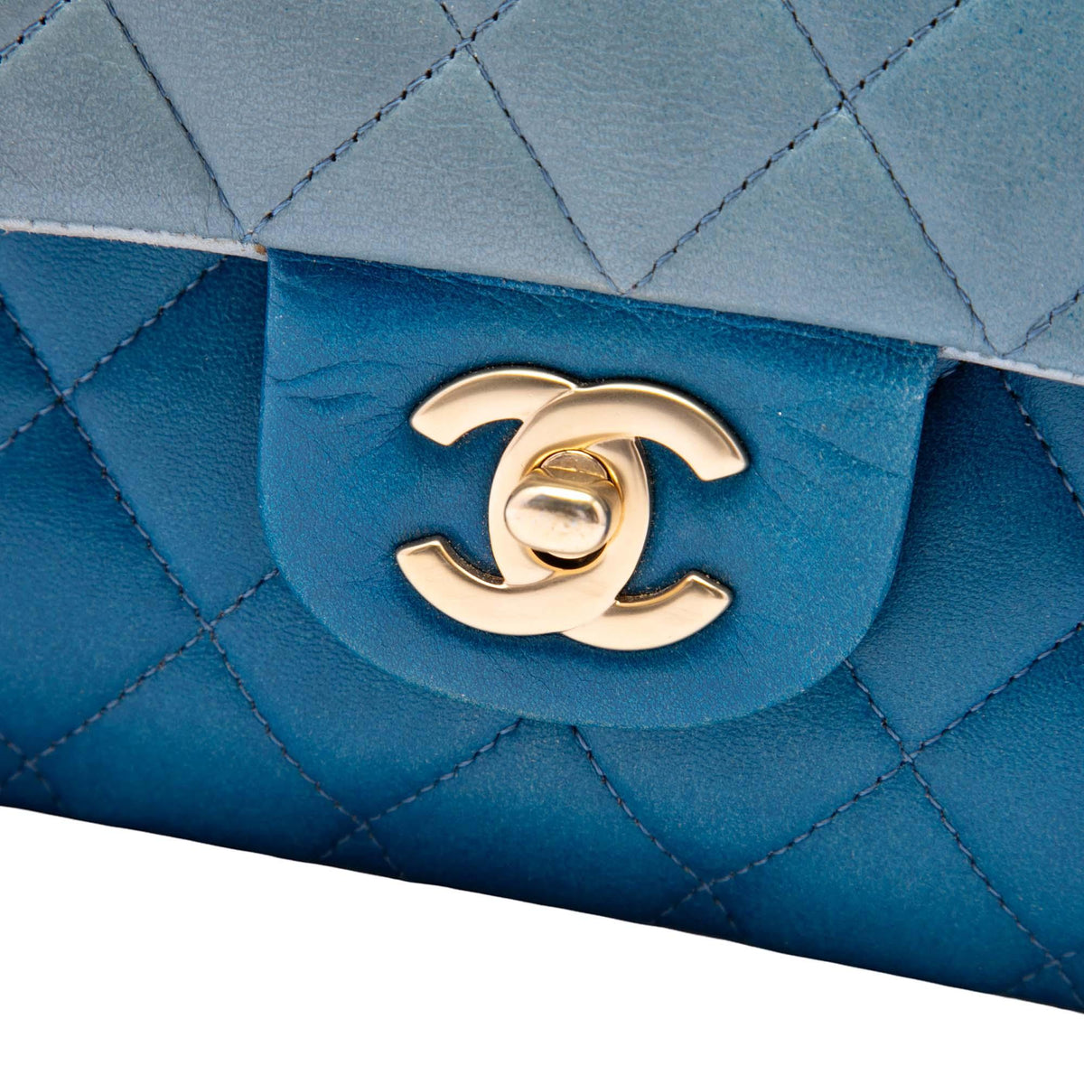 Chanel Medium Classic Ombre Lambskin Double Flap