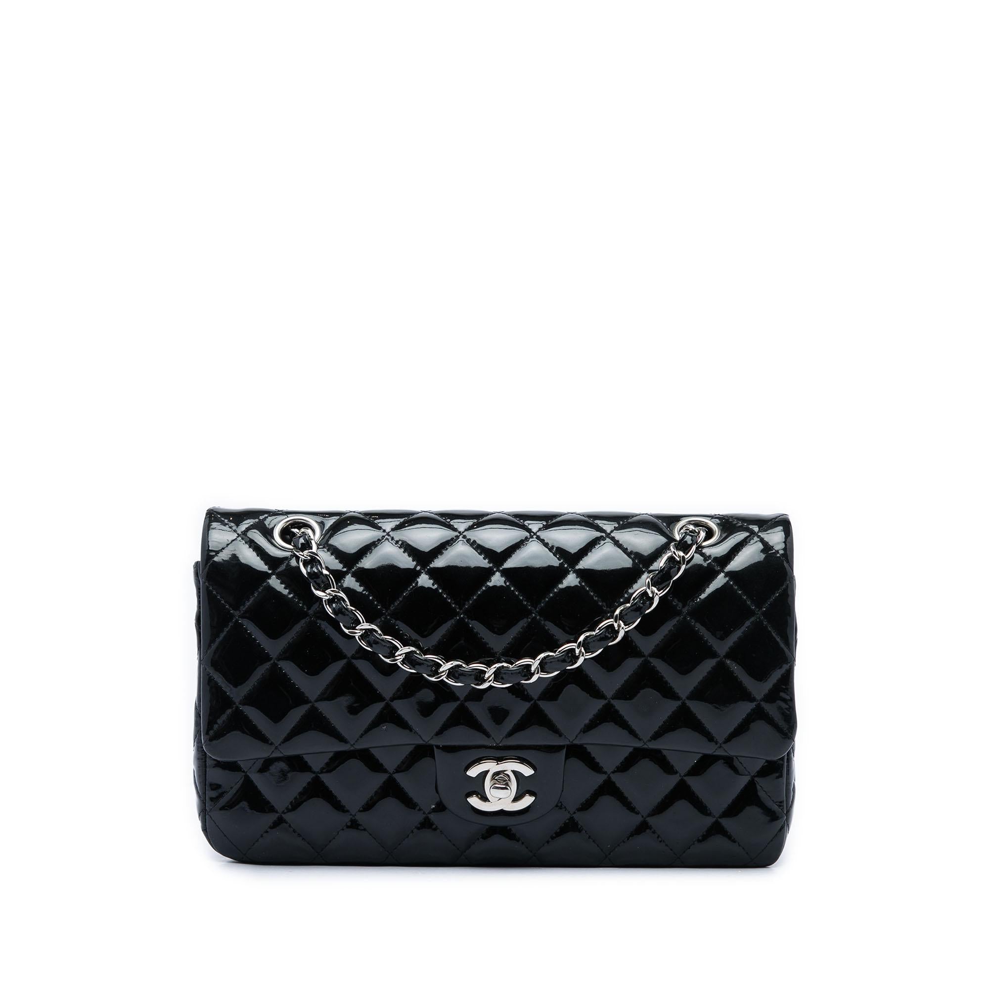 Chanel Medium Classic Patent Double Flap