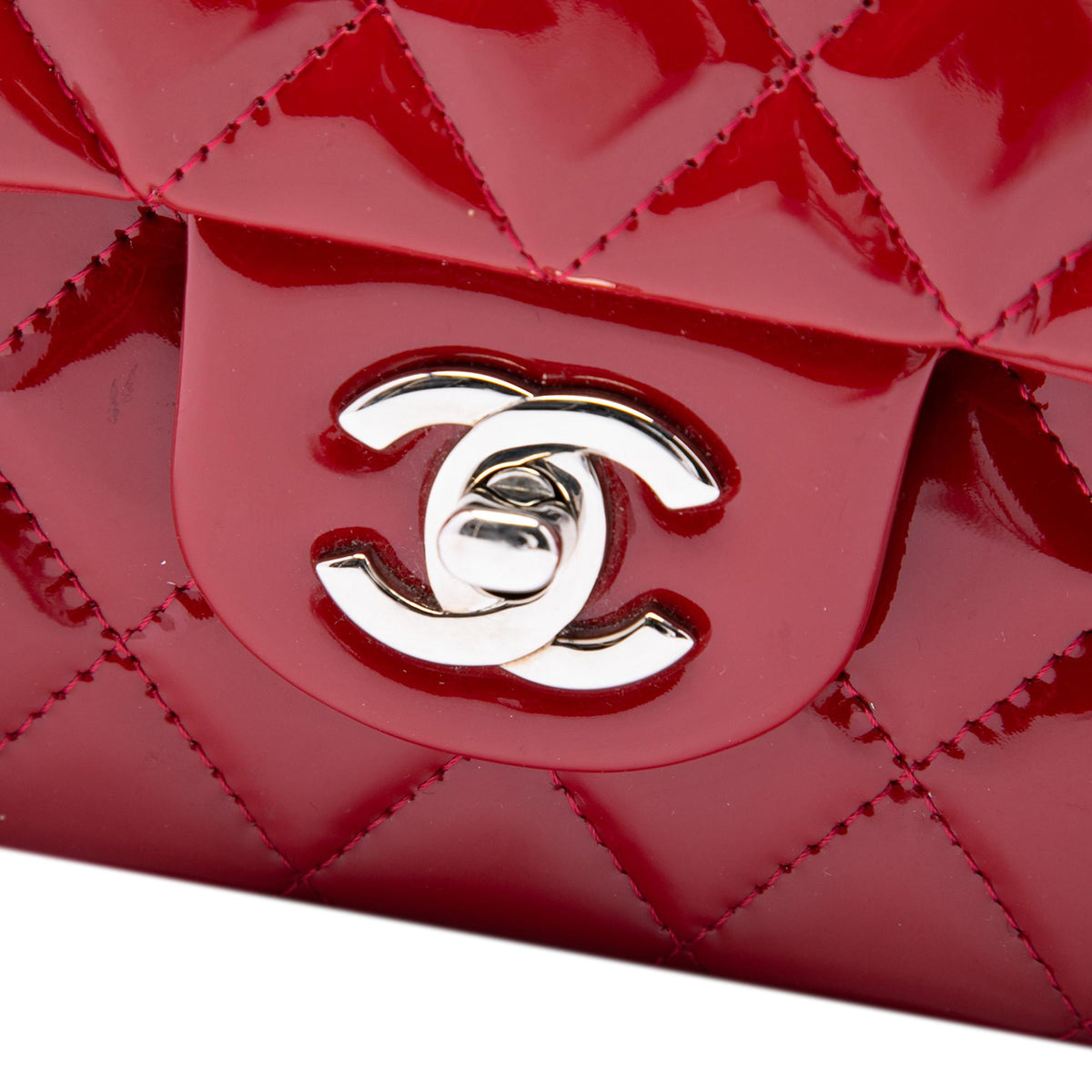 Chanel Medium Classic Patent Double Flap
