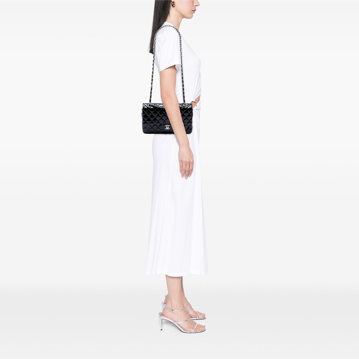 Chanel Medium Classic Patent Double Flap