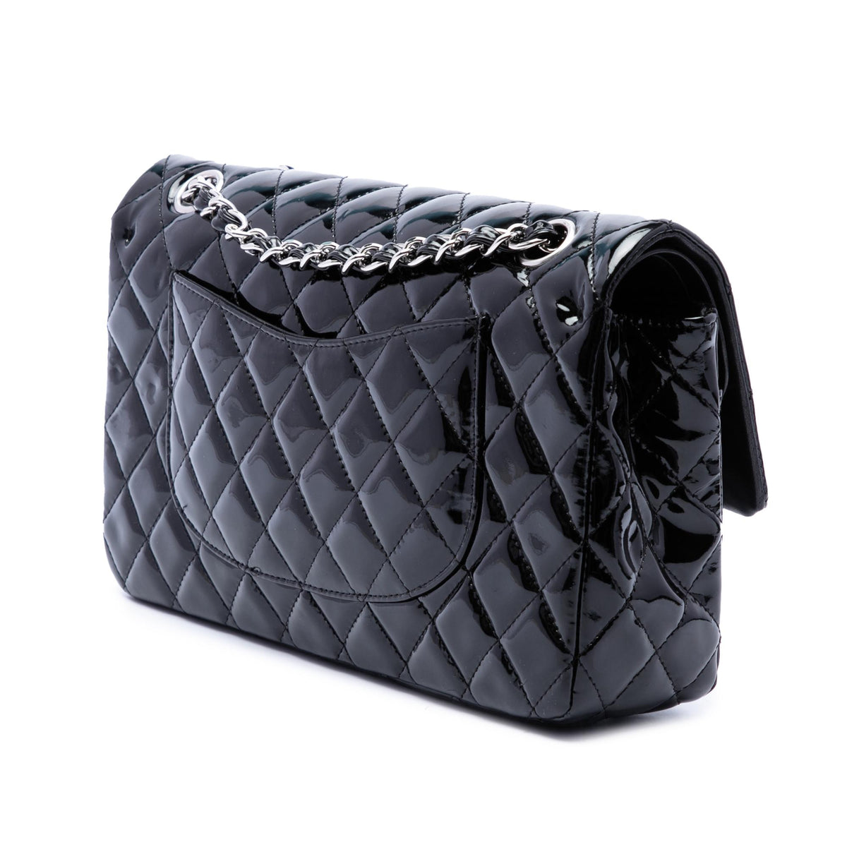 Chanel Medium Classic Patent Double Flap