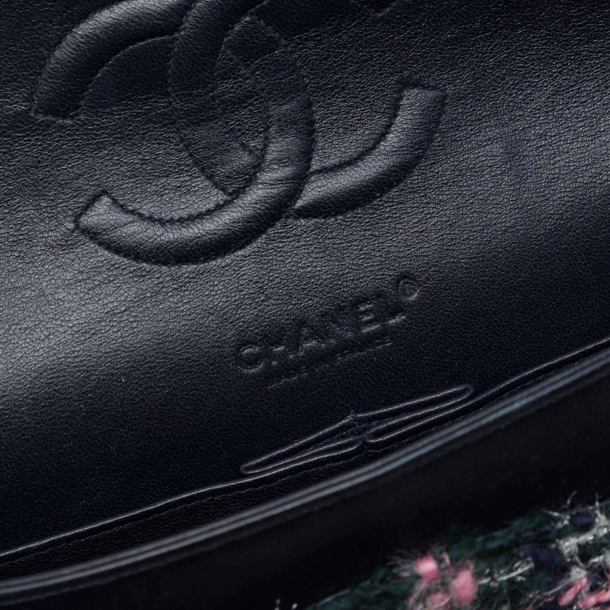 Chanel Medium Classic Tweed Double Flap