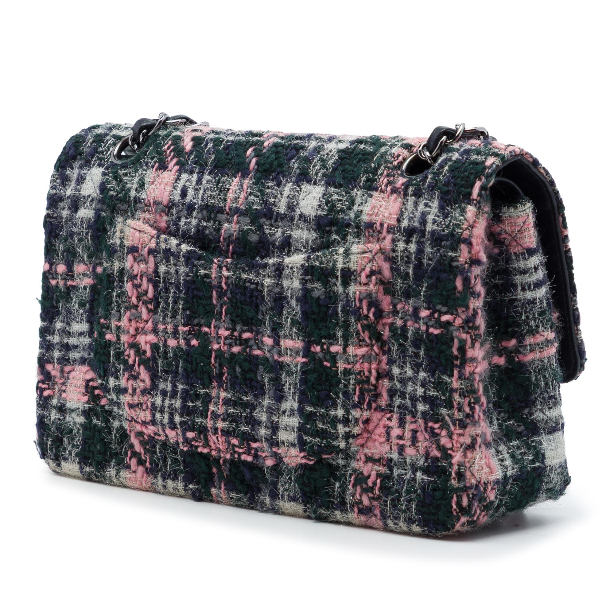 Chanel Medium Classic Tweed Double Flap