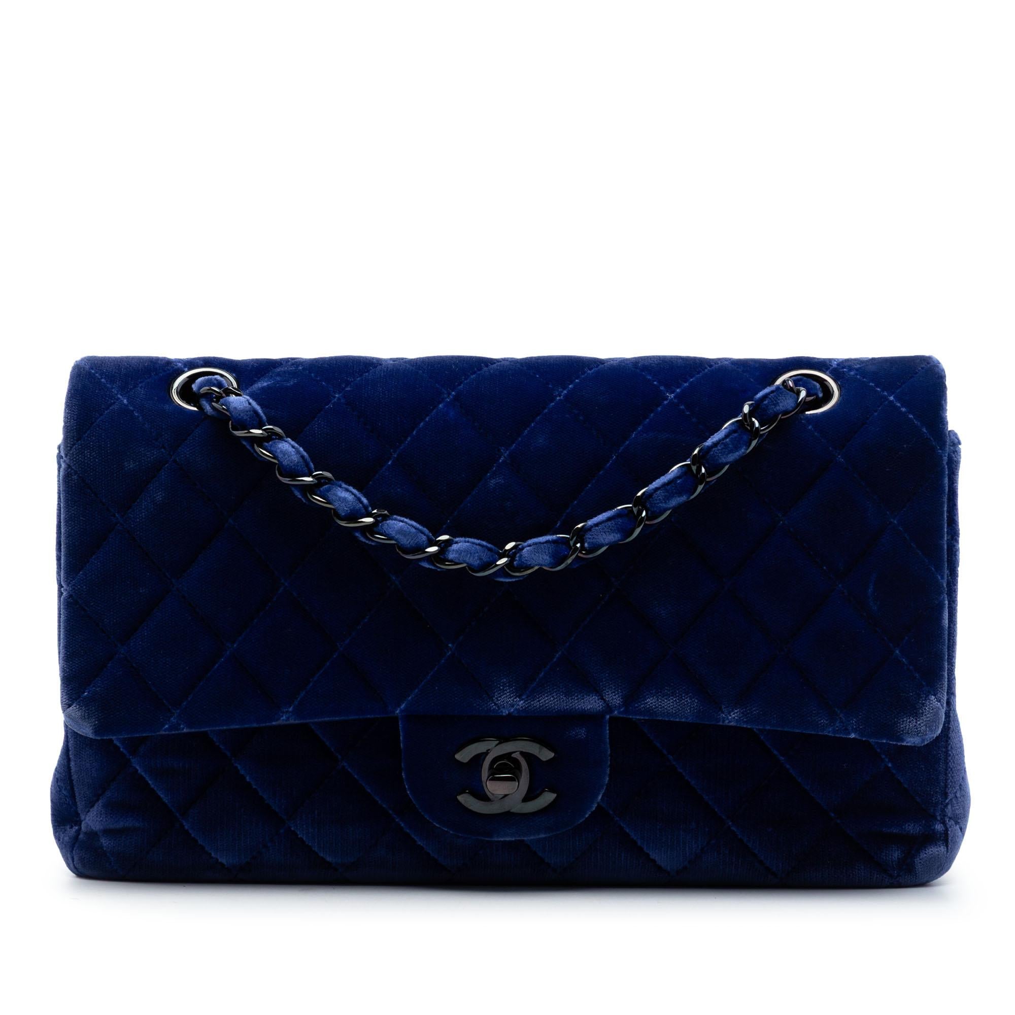 Chanel Medium Classic Velvet Double Flap