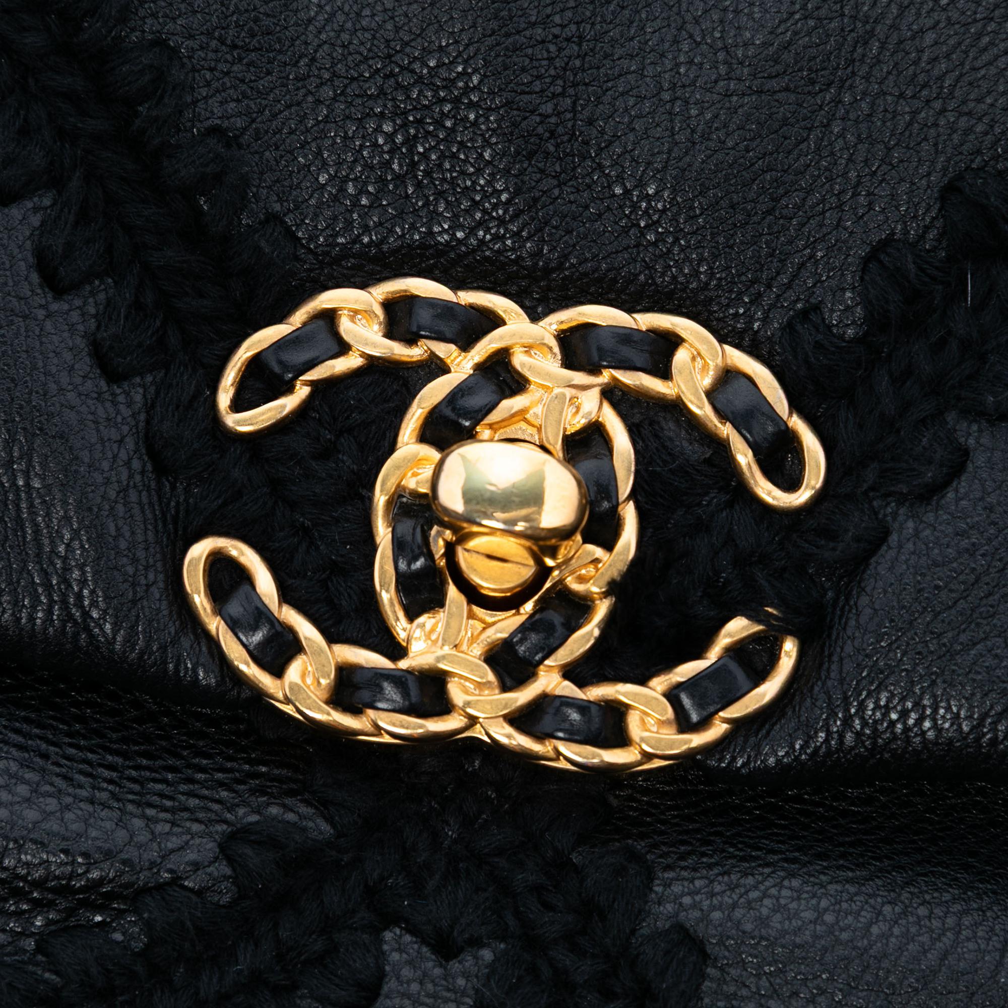 Chanel Medium Crochet Calfskin 19 Flap