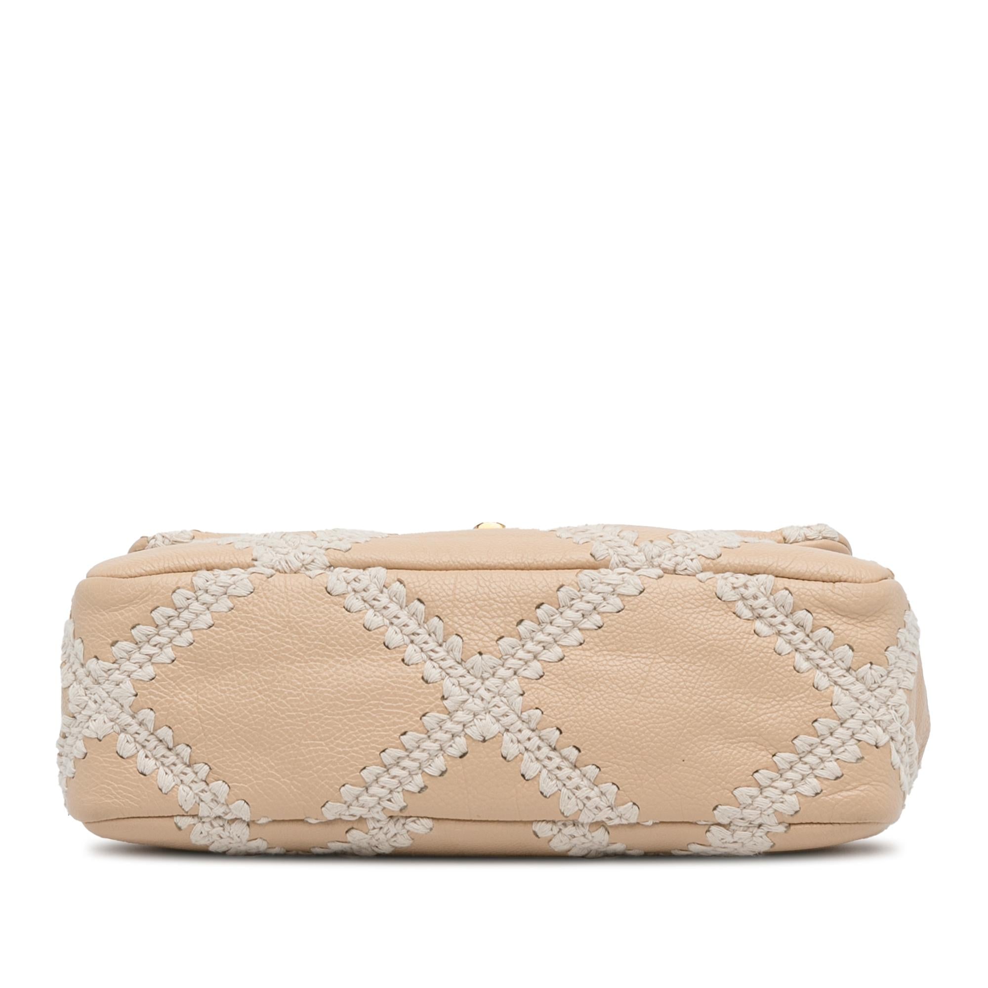 Chanel Medium Crochet and Calfskin 19 Flap Bag