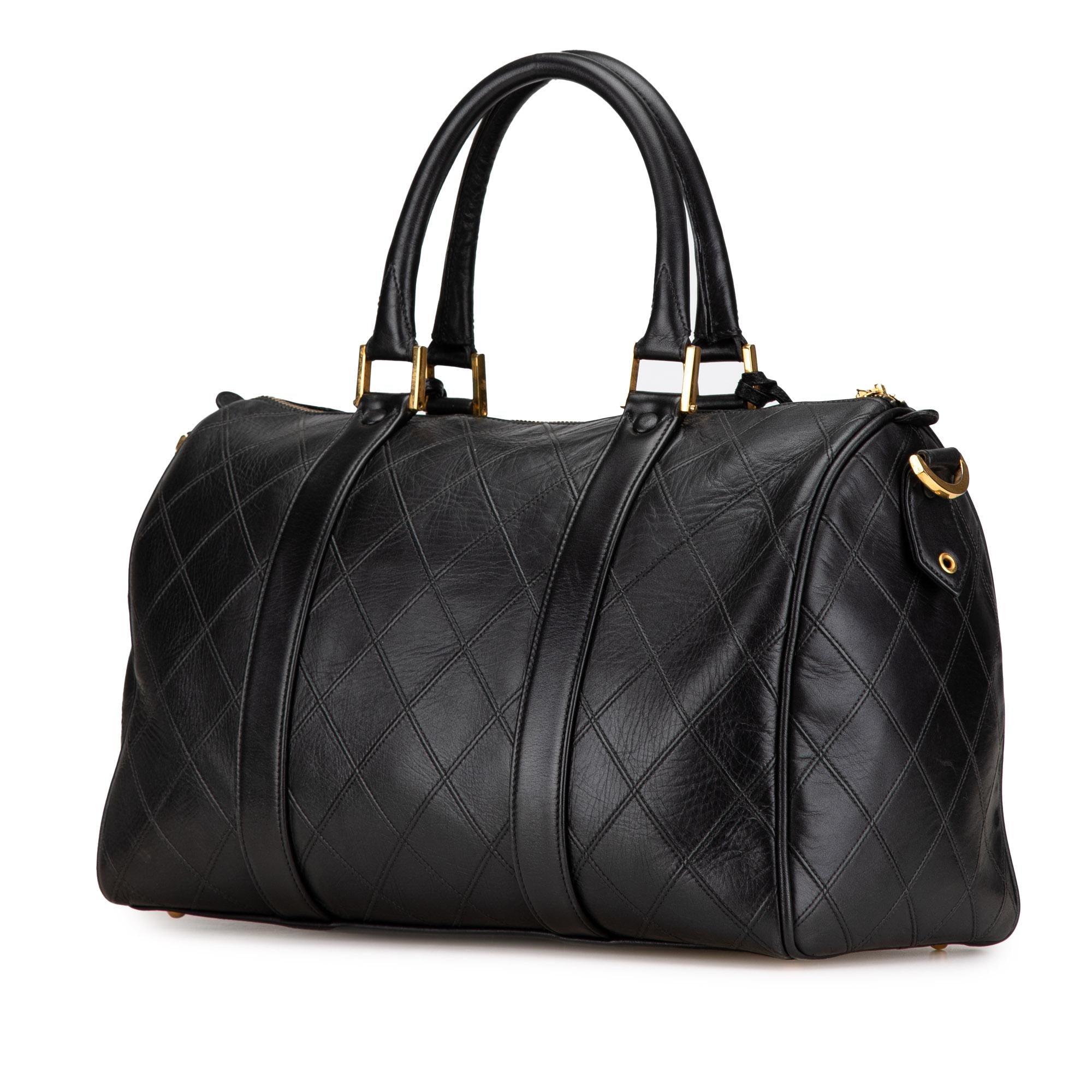 Chanel Medium Diamond Stitch Lambskin Satchel