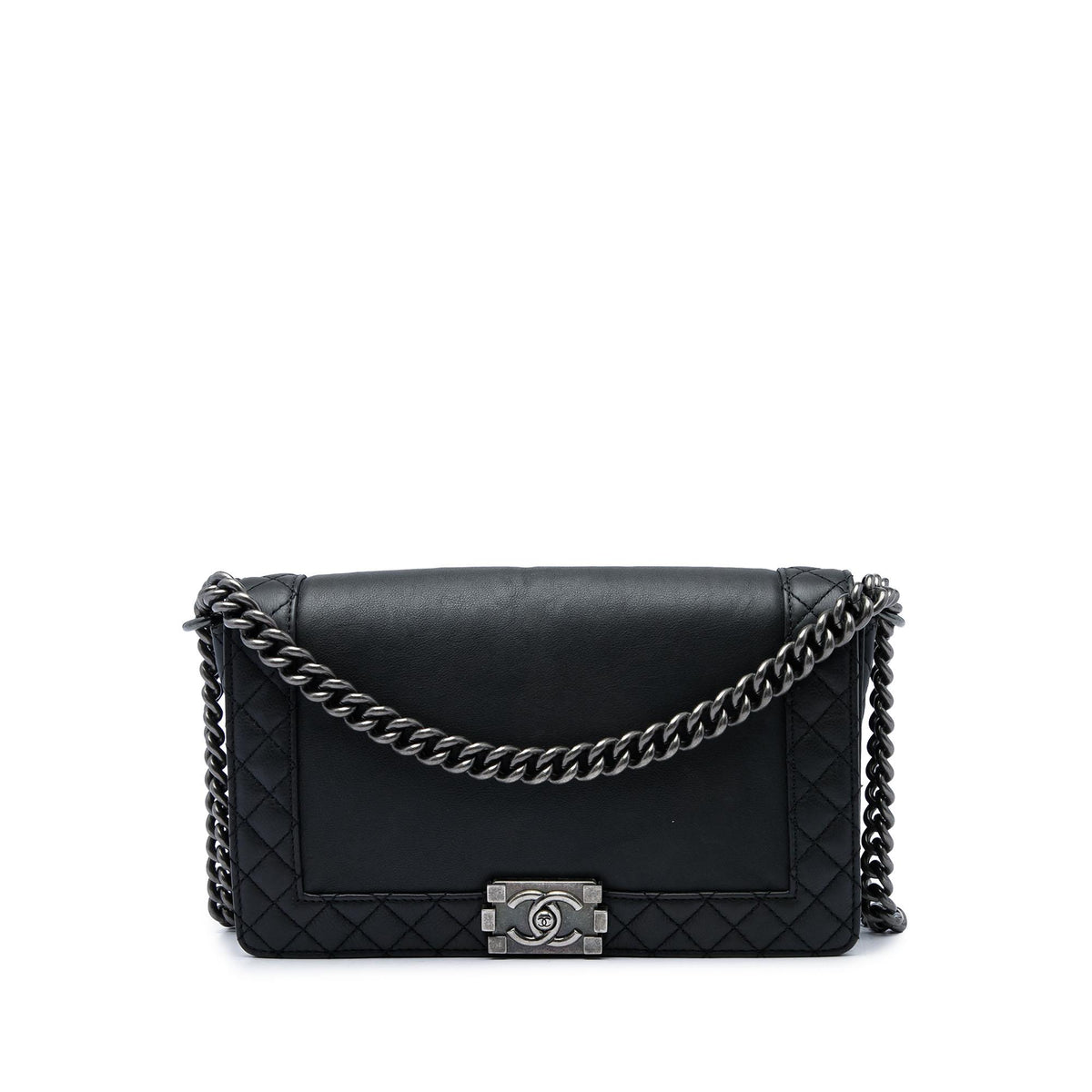 Chanel Medium Lambskin Boy Reverso Flap