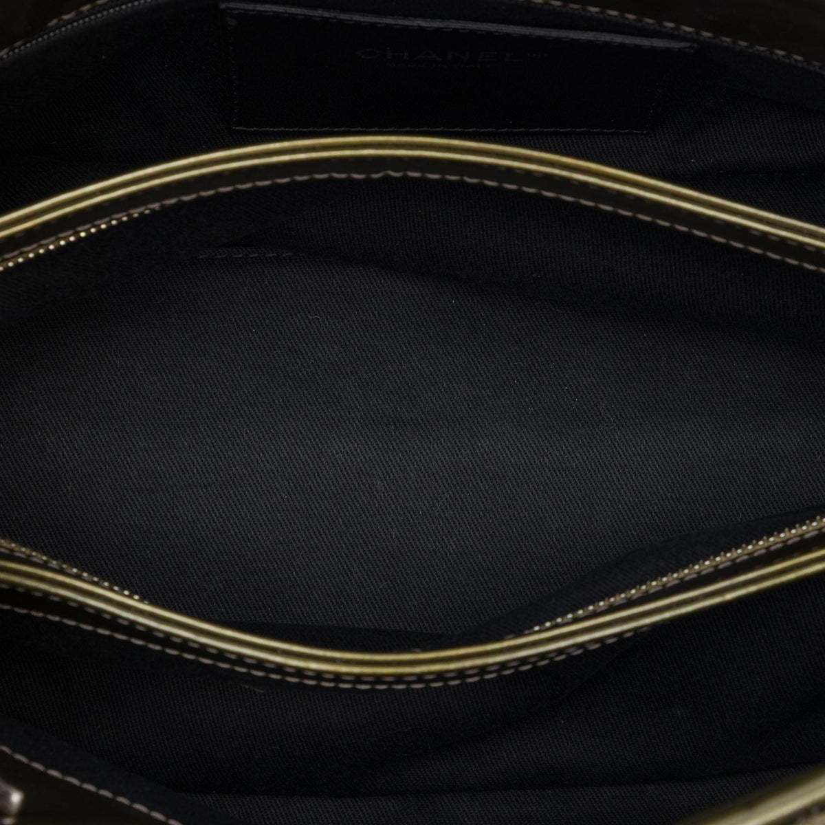 Chanel Medium Patent Ombre Just Mademoiselle Bowling Bag
