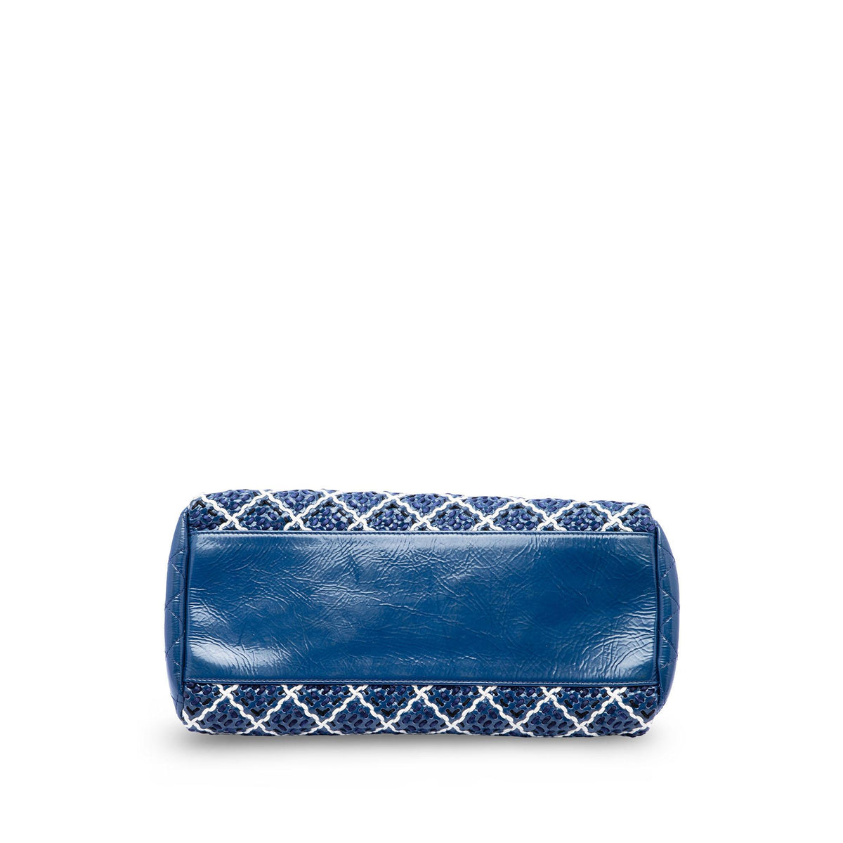 Chanel Medium Patent Stitch Just Mademoiselle Bowling Bag