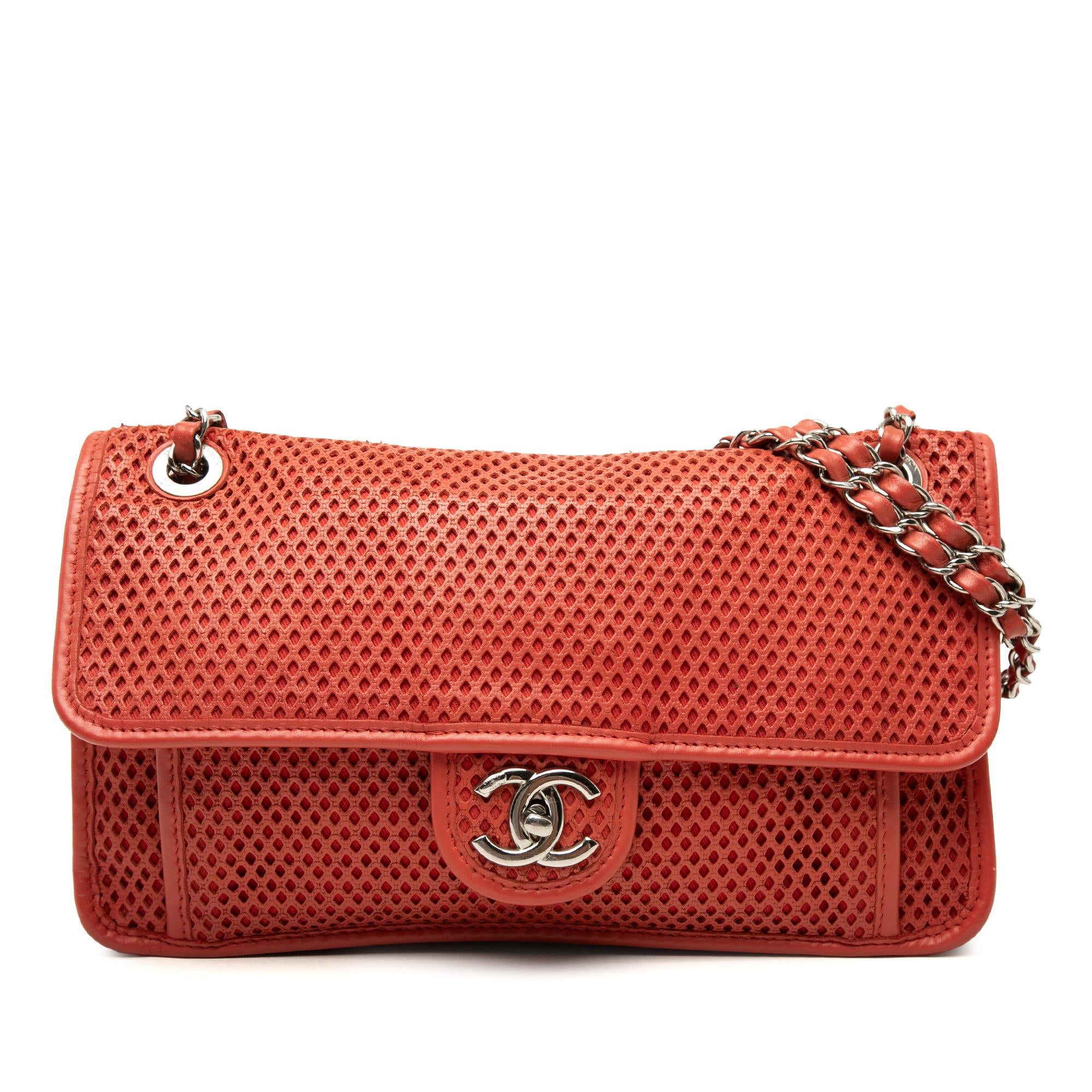 Chanel Medium Perforated Calfskin Up In The Air Flap