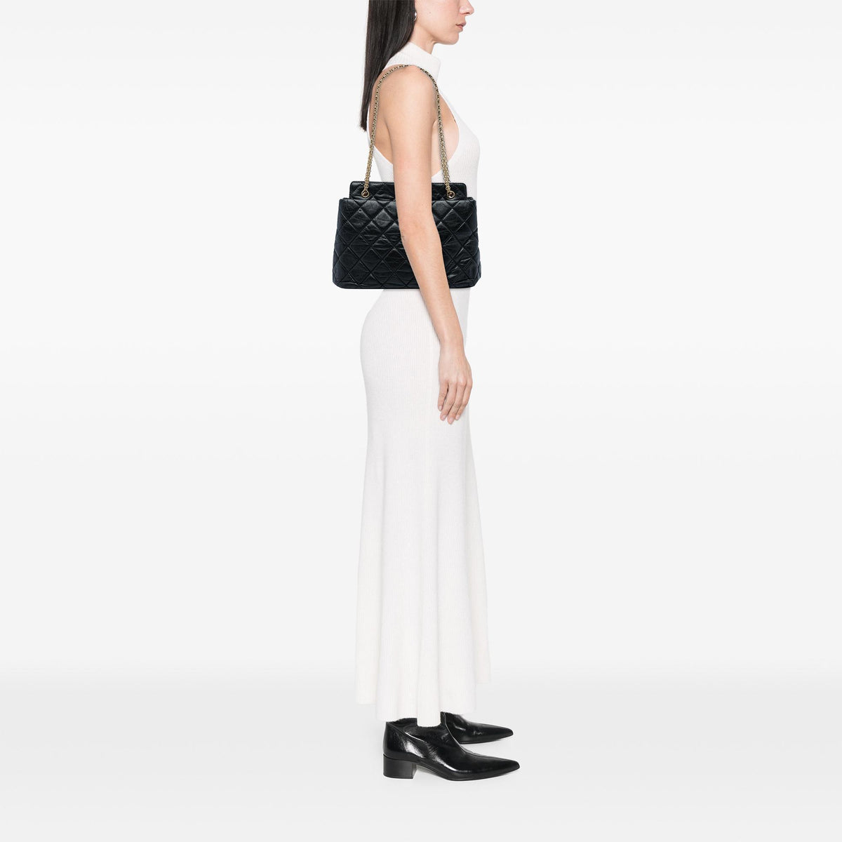 Chanel Medium Quilted Aged Calfskin Reissue 2.55 Tote
