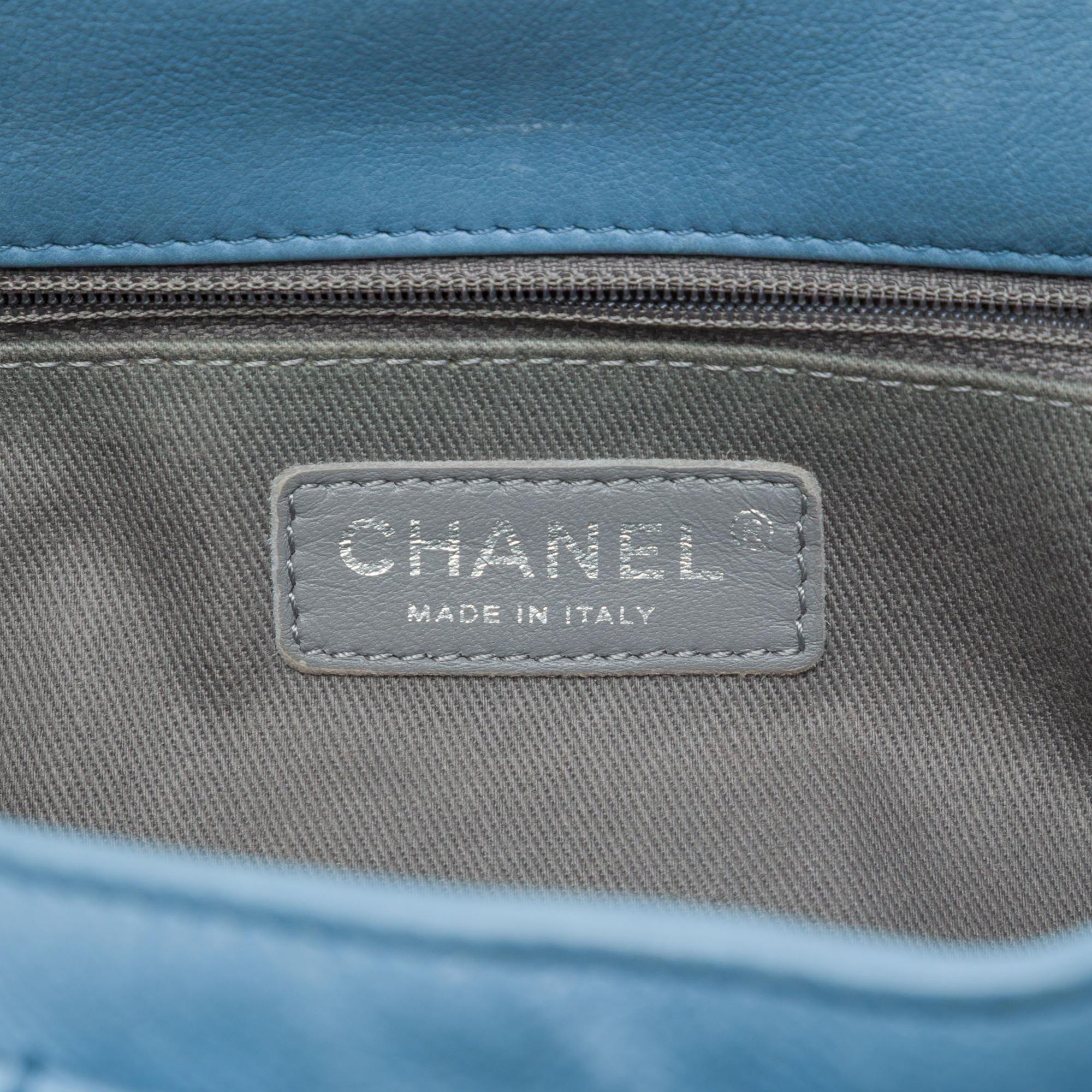 Chanel Medium Quilted Calfskin Natural Beauty Split Pocket Flap