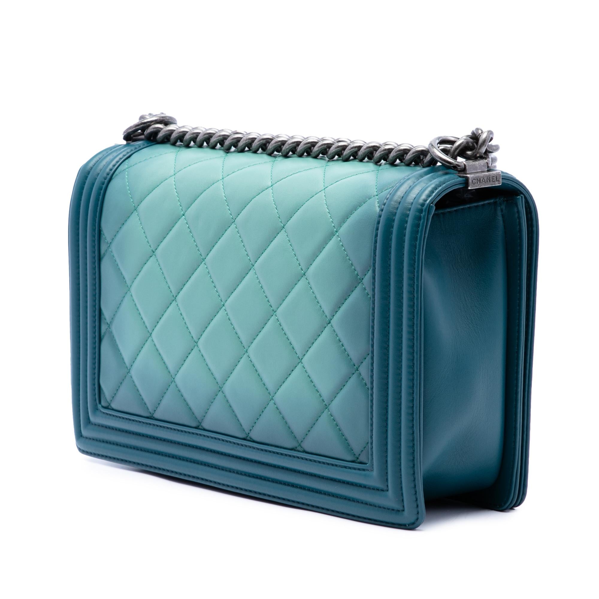 Chanel Medium Quilted Calfskin Ombre Boy Flap
