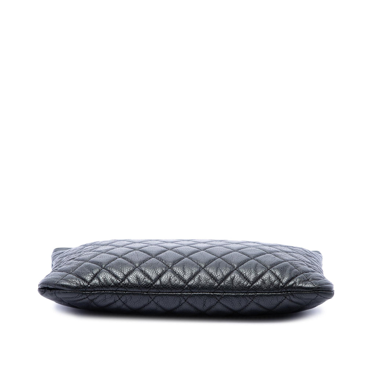 Chanel Medium Quilted Caviar Boy O Case Clutch