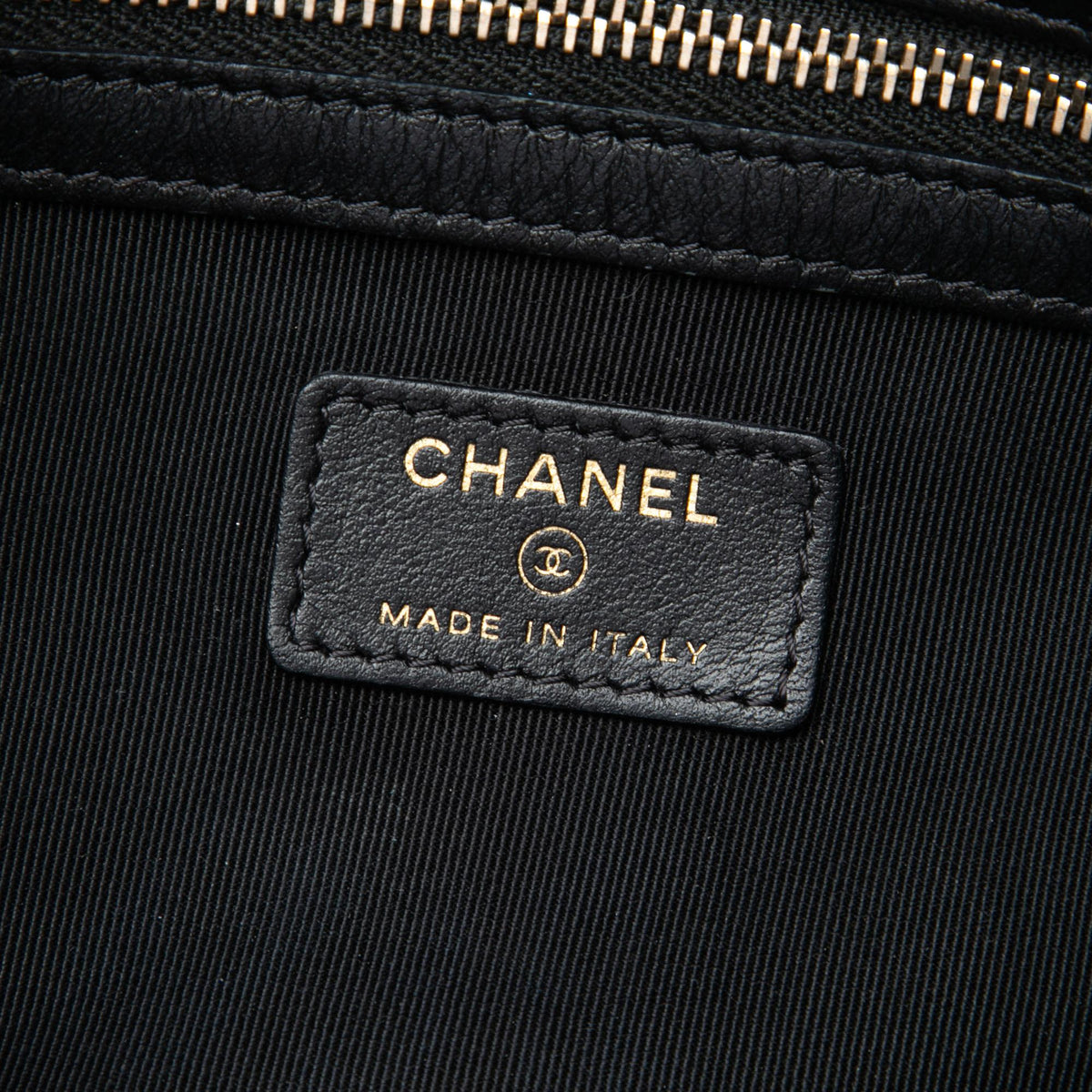 Chanel Medium Quilted Caviar Boy O Case Clutch