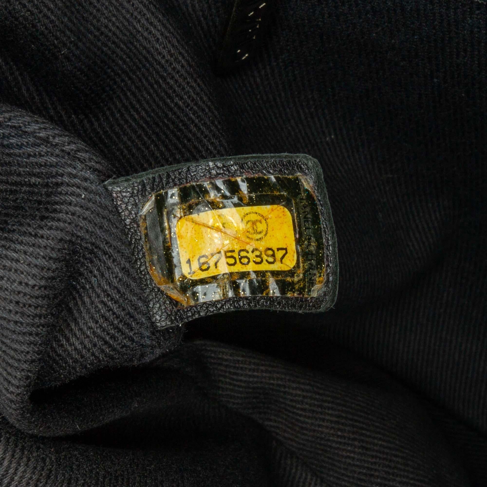 Chanel Medium Quilted Iridescent Caviar Easy Flap