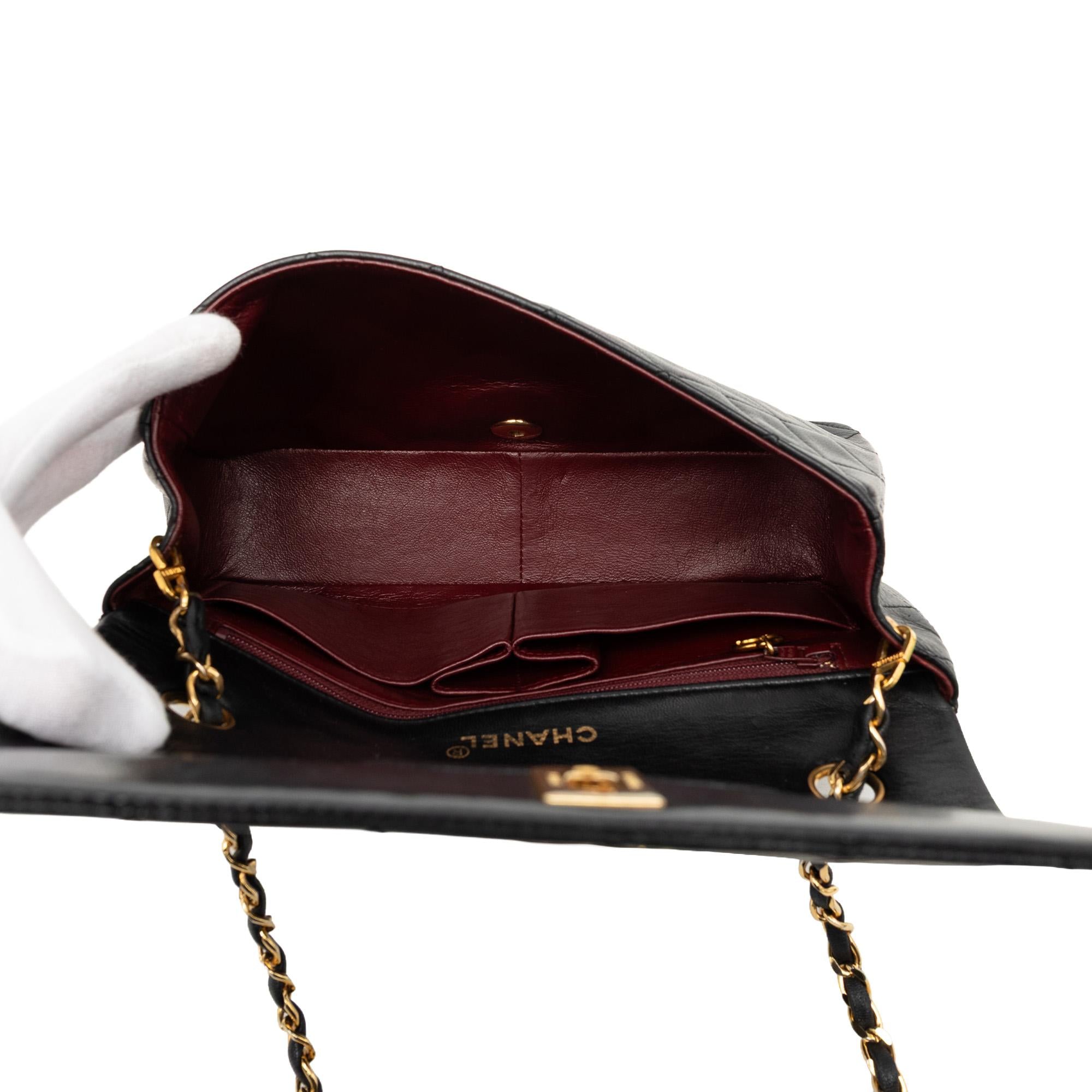 Chanel Medium Quilted Lambskin Full Flap