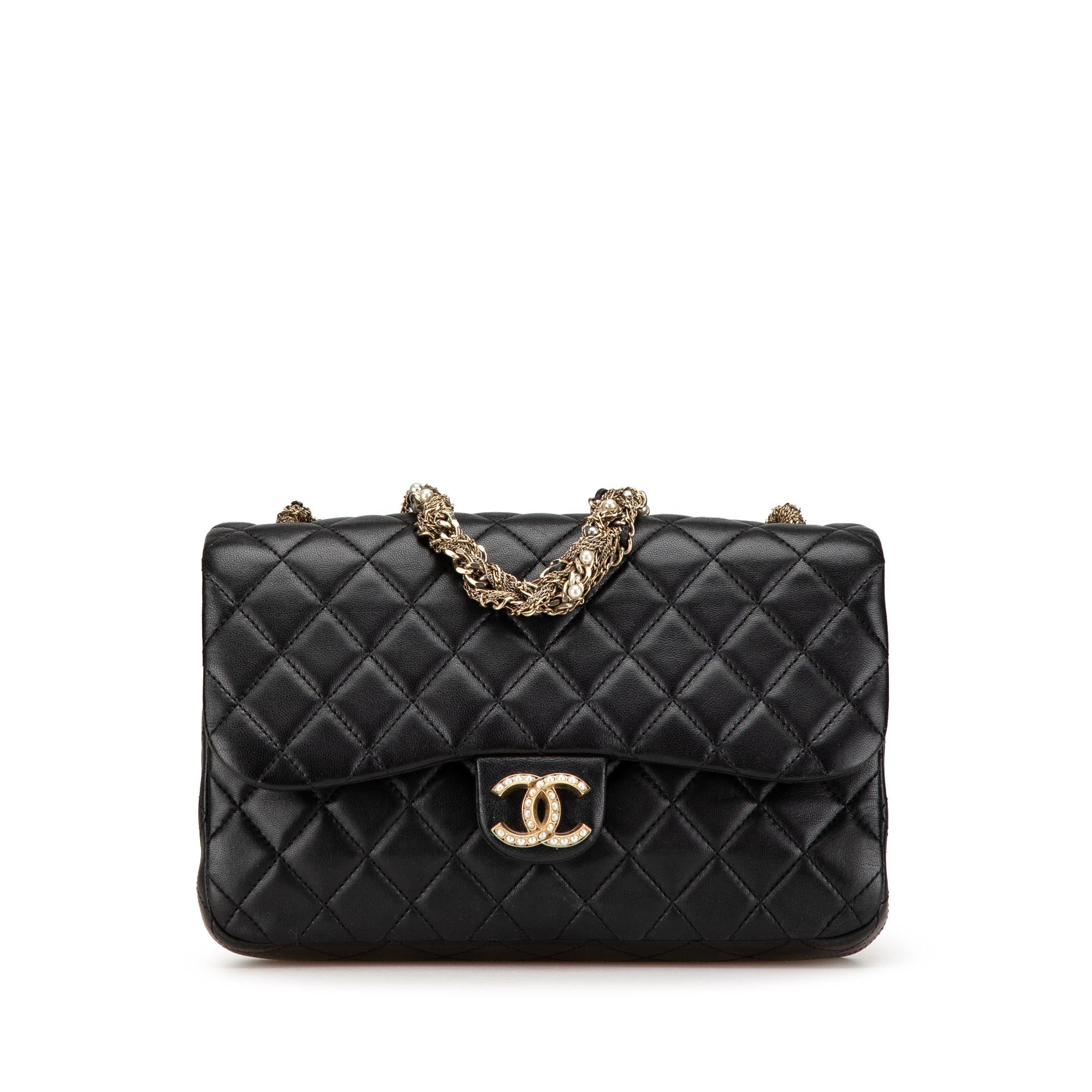 Chanel Medium Quilted Lambskin Westminster Pearl Flap