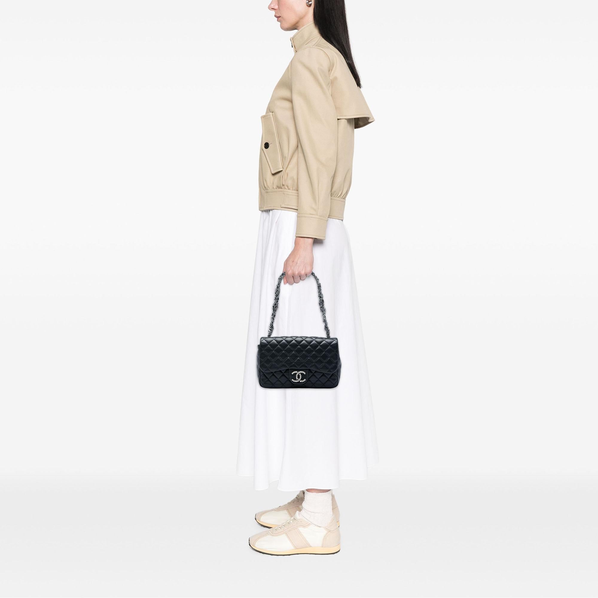 Chanel Medium Quilted Lambskin Westminster Pearl Flap