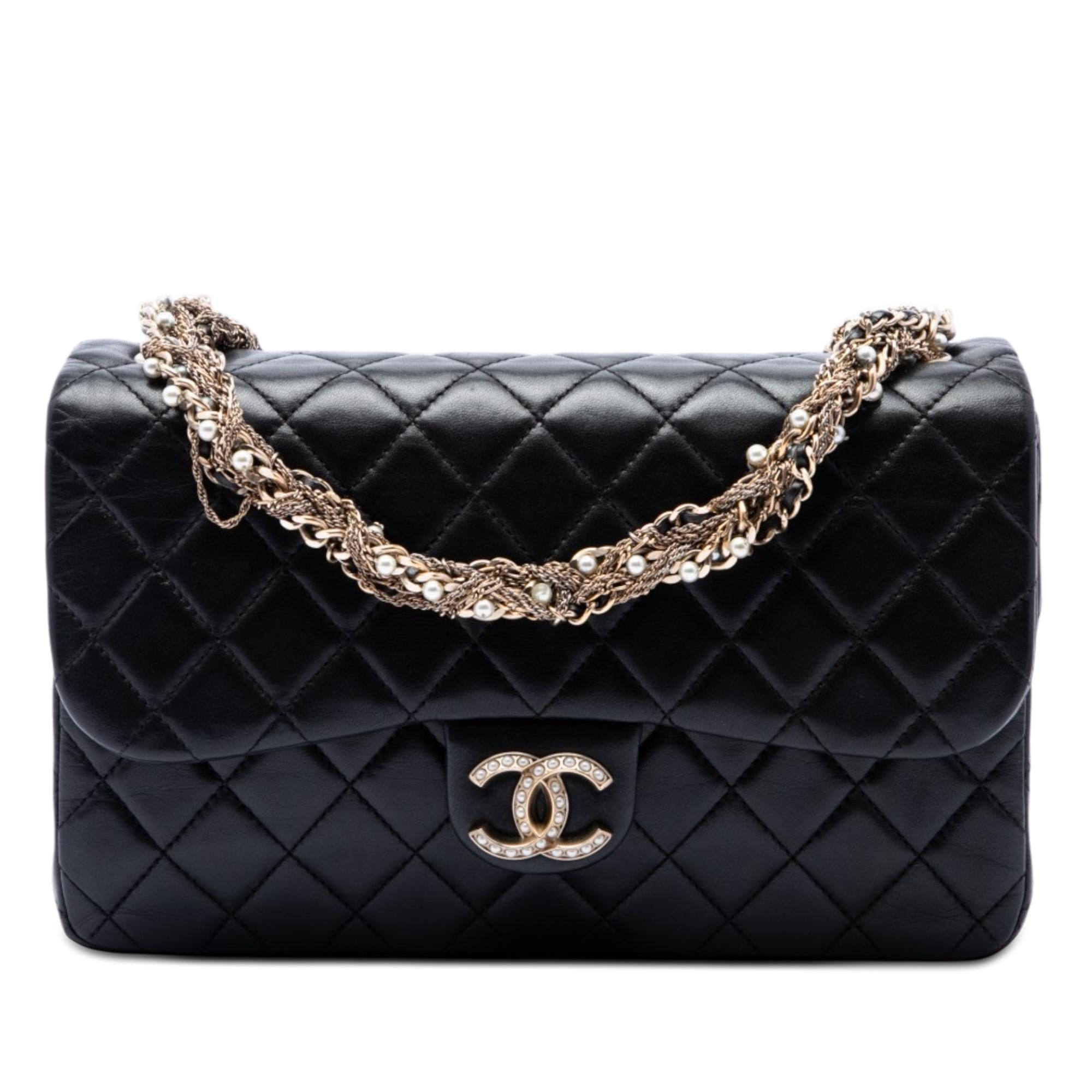Chanel Medium Quilted Lambskin Westminster Pearl Flap