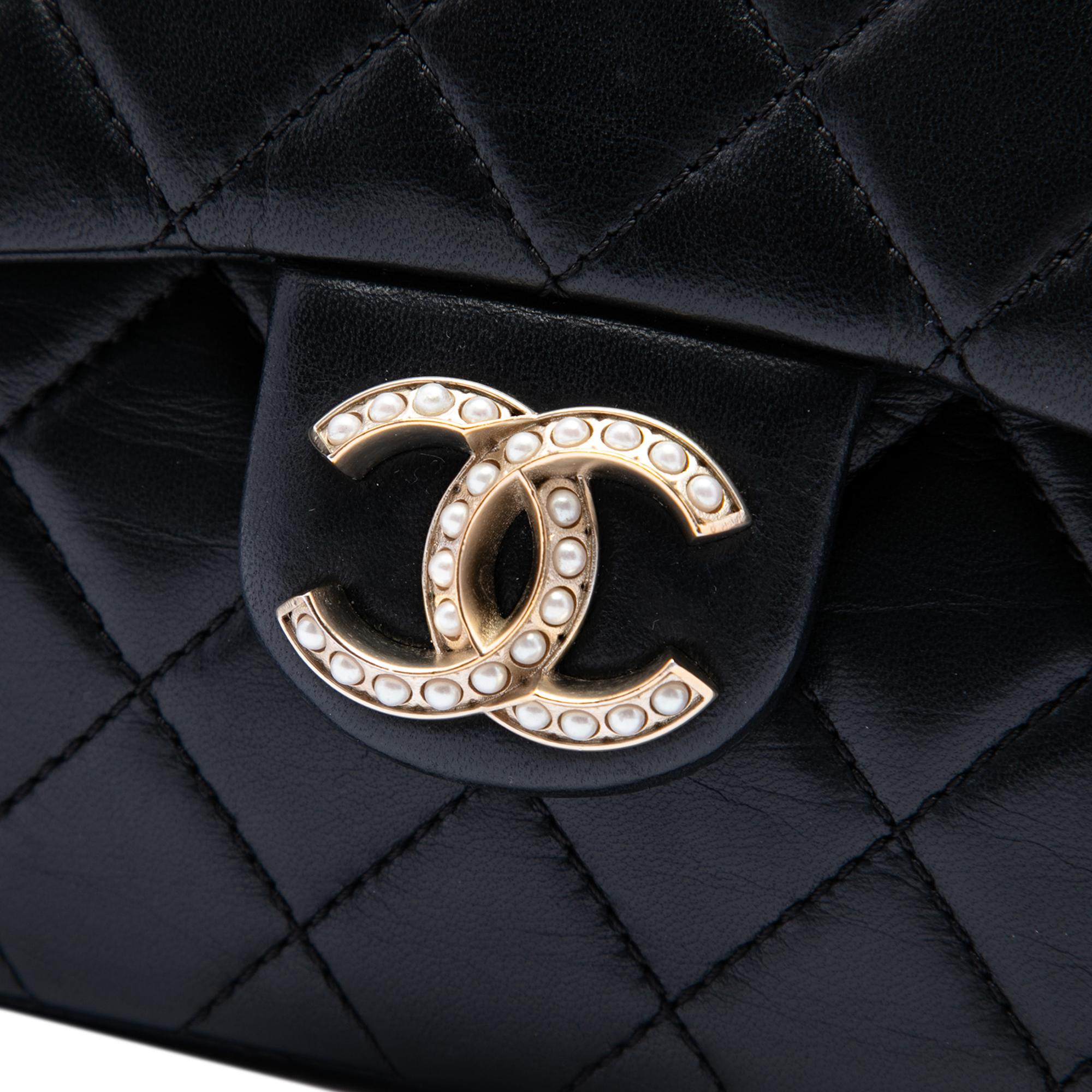 Chanel Medium Quilted Lambskin Westminster Pearl Flap