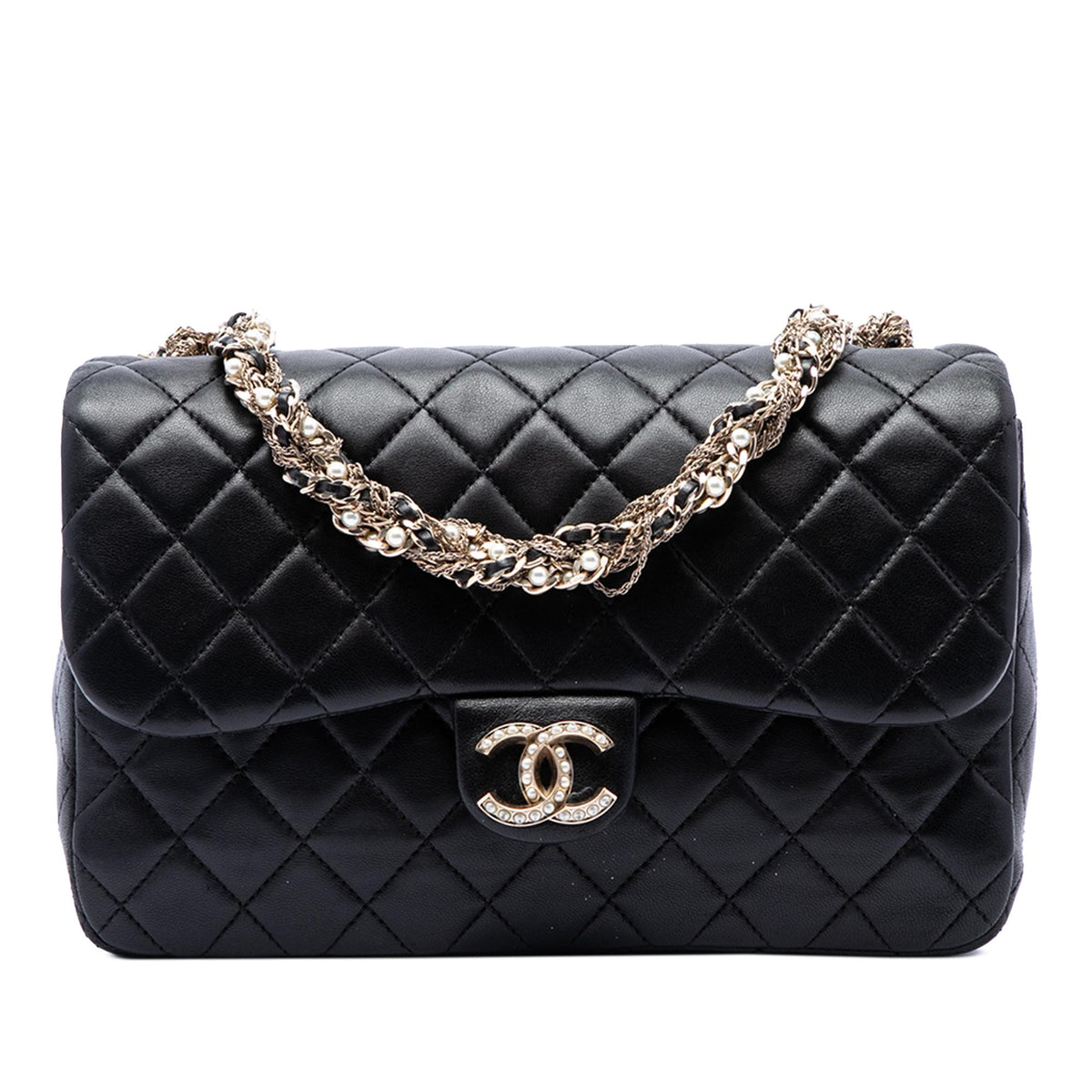 Chanel Medium Quilted Lambskin Westminster Pearl Flap