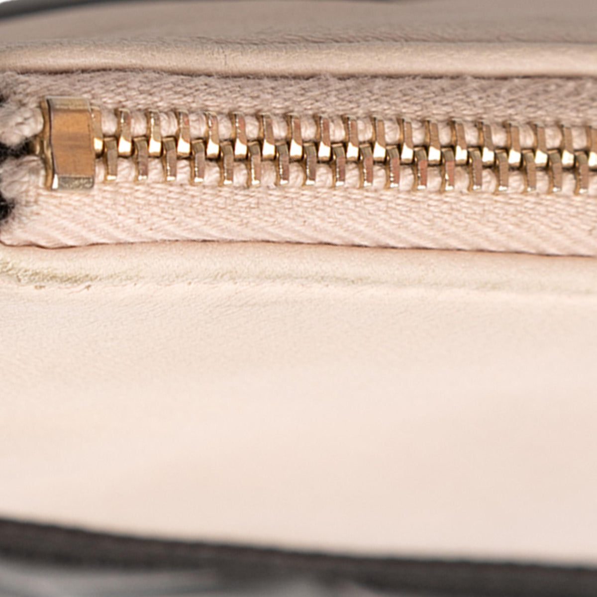 Chanel Medium Quilted Lambskin and Calfskin Pearl O Case Clutch