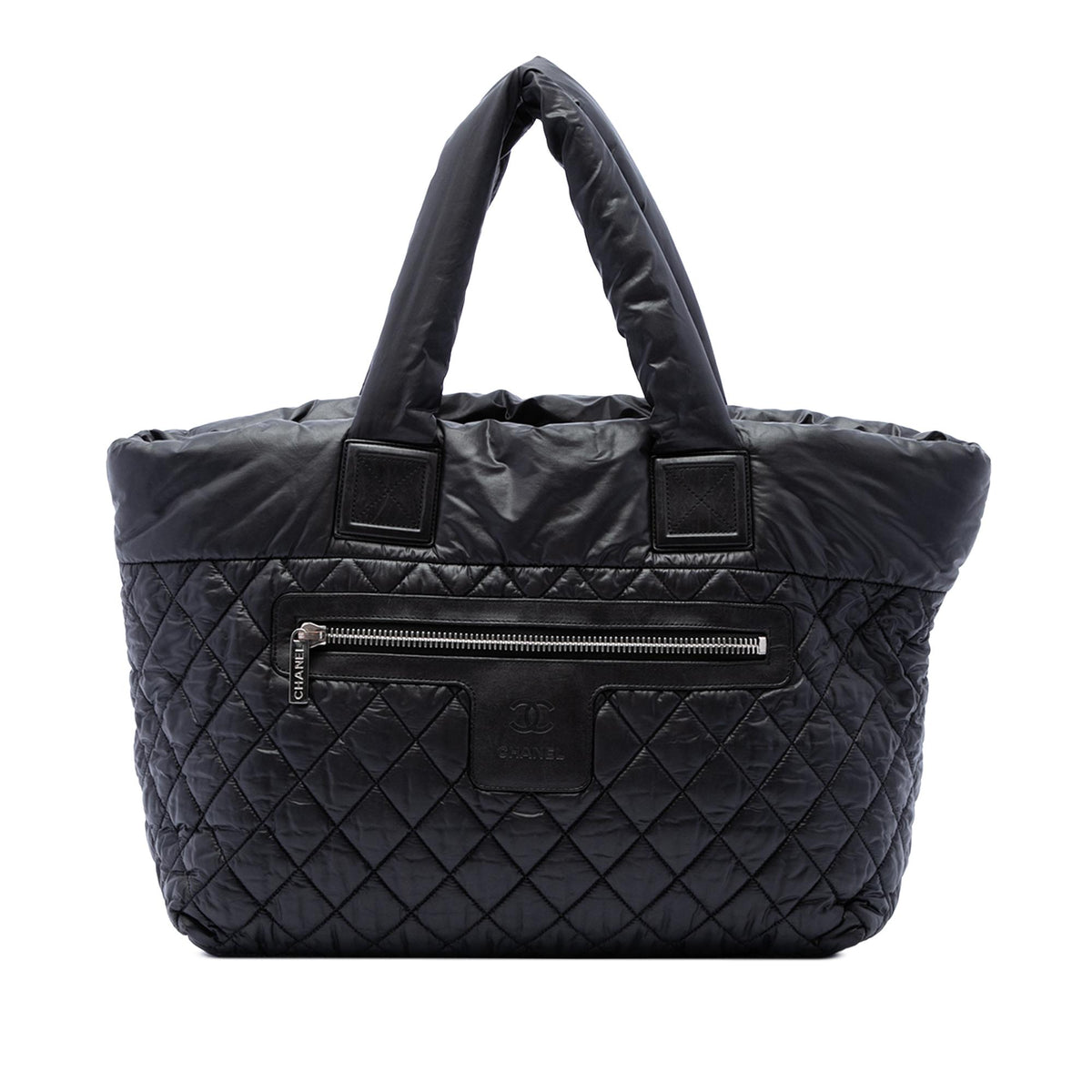 Chanel Medium Quilted Nylon Reversible Coco Cocoon Tote