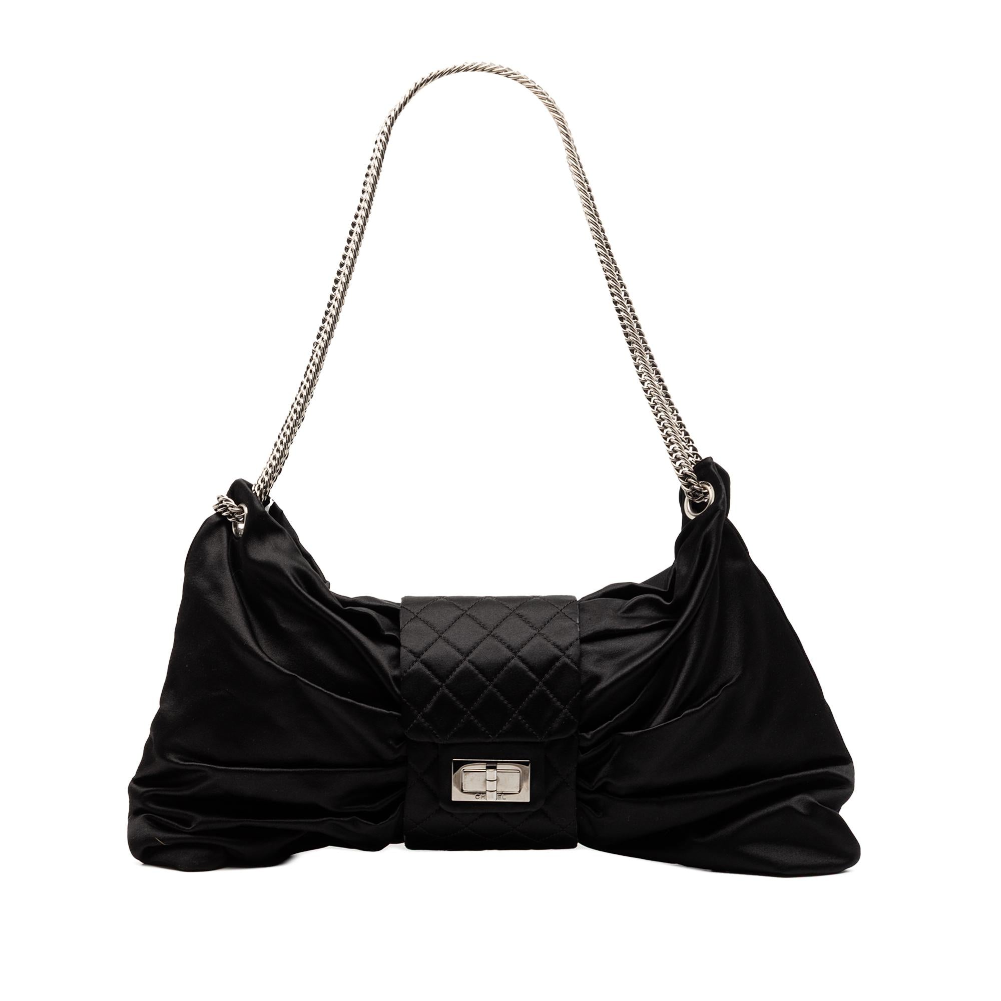 Chanel Medium Satin Bow Mademoiselle Shoulder Bag