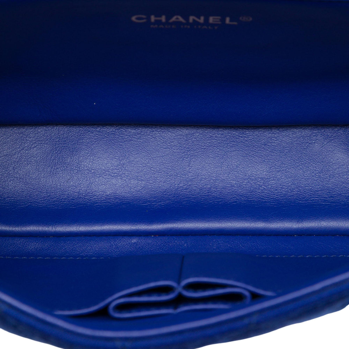Chanel Medium Tricolor Jersey CC Filigree Flap